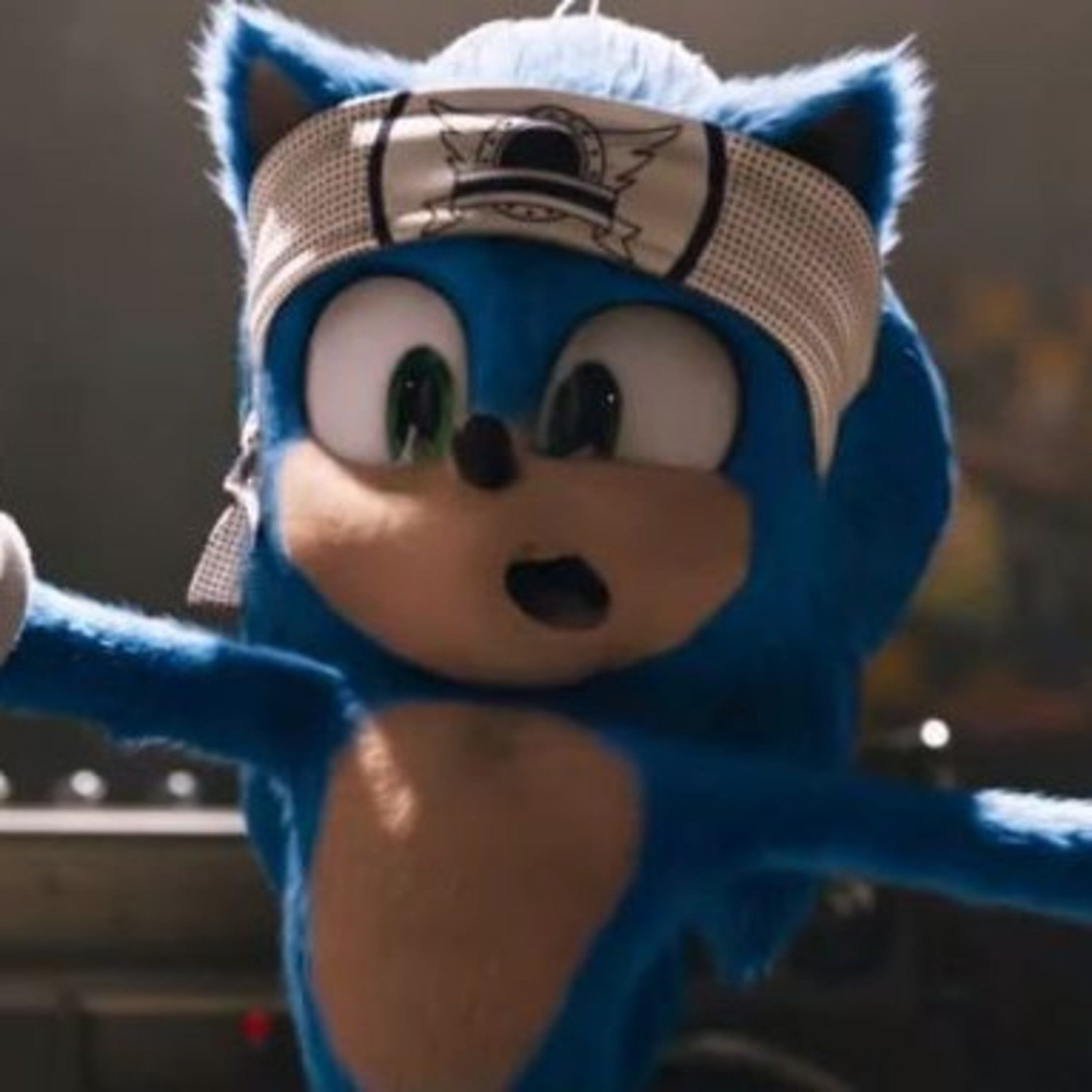 The Sonic the hedgehog movie review episode artwork