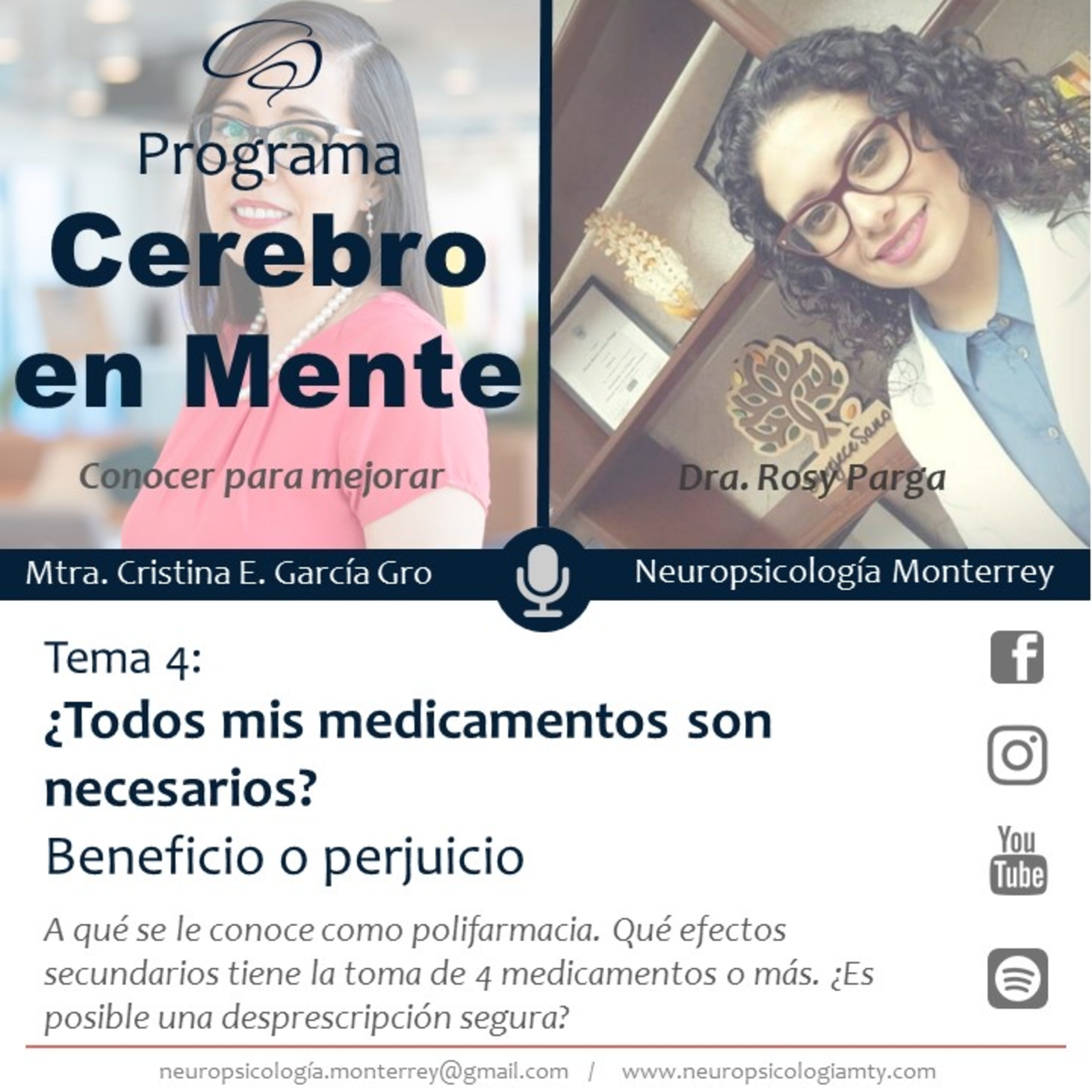 #4 ¿Todos mis medicamentos son necesarios? Dra Rosy Parga episode artwork