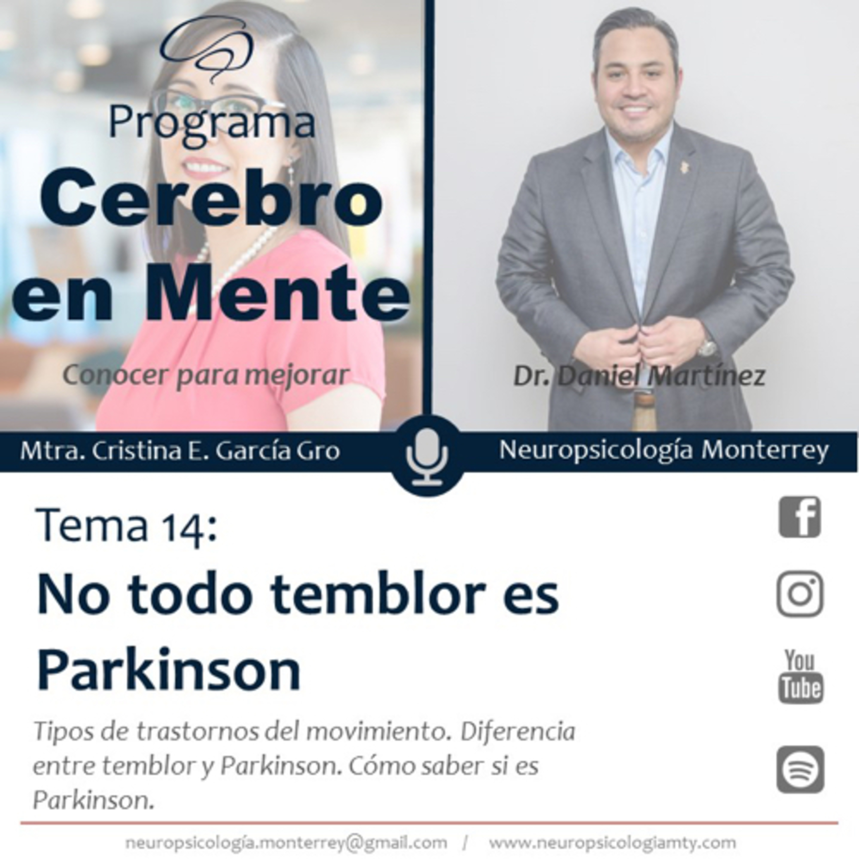 #14 No todo temblor es Parkinson. Dr Daniel Martínez episode artwork