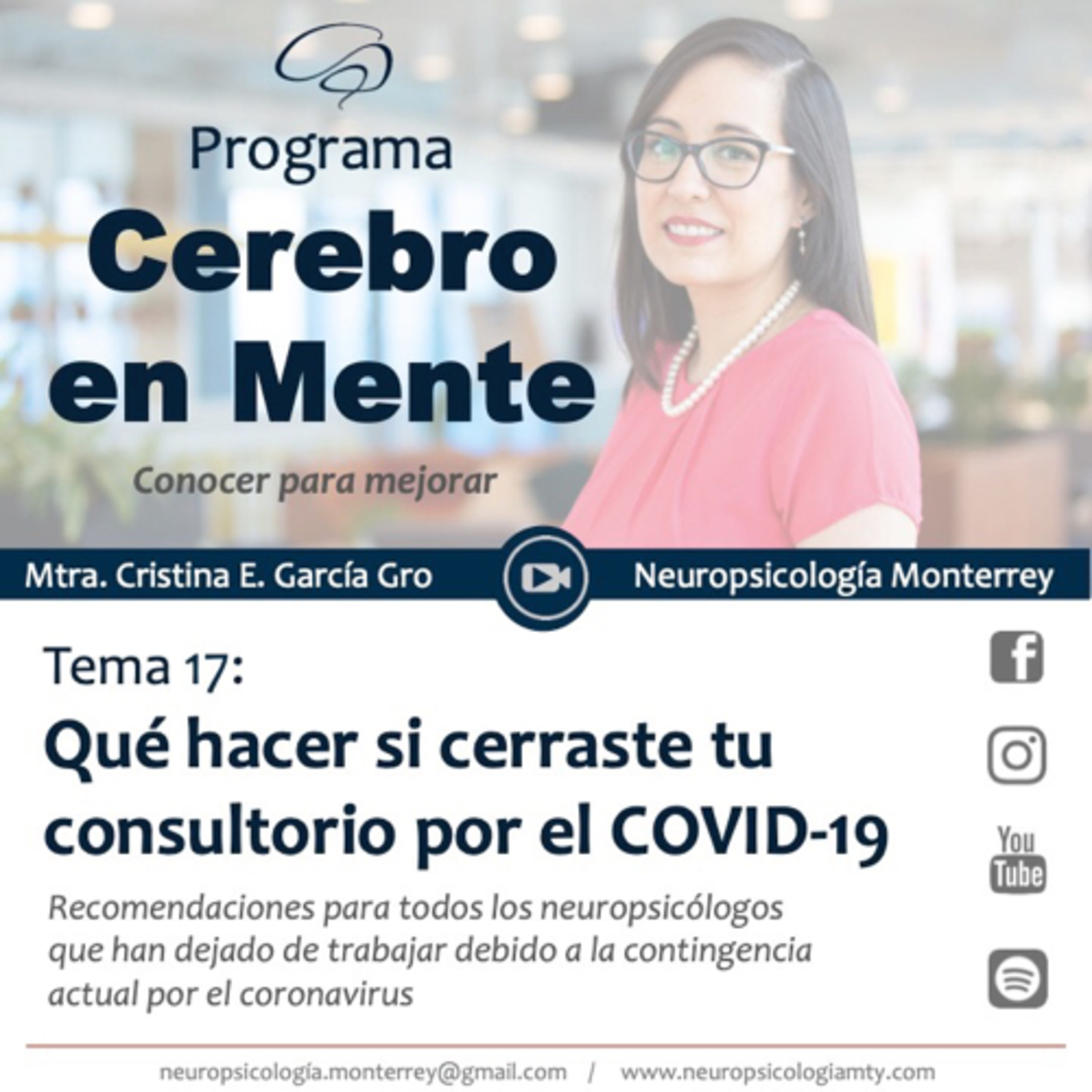 #17 Qué hacer si cerraste tu consultorio por el COVID-19 episode artwork