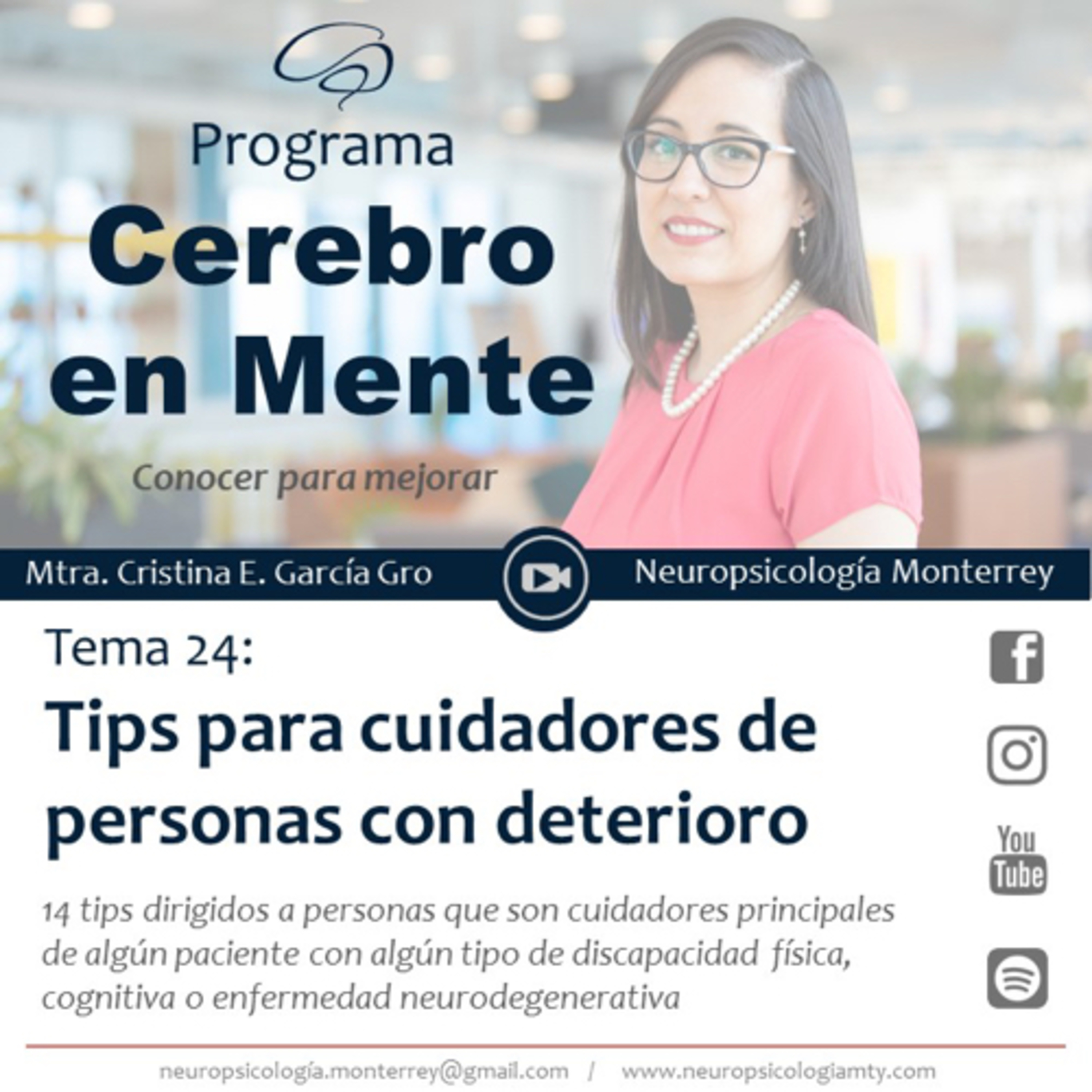 #24 Tips para cuidadores de personas con deterioro