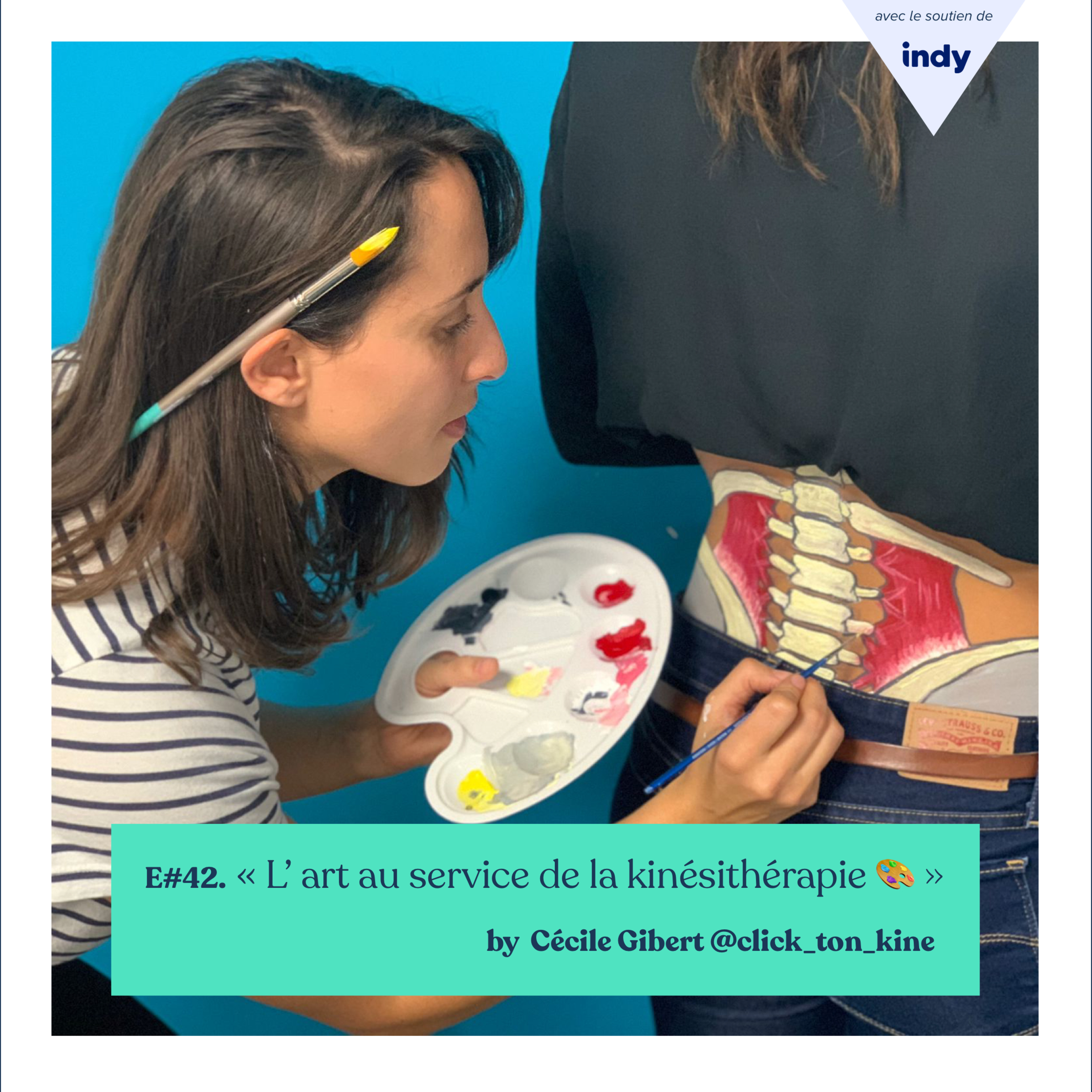 #42 - Cécile, "L'art au service de la kinésithérapie" episode artwork