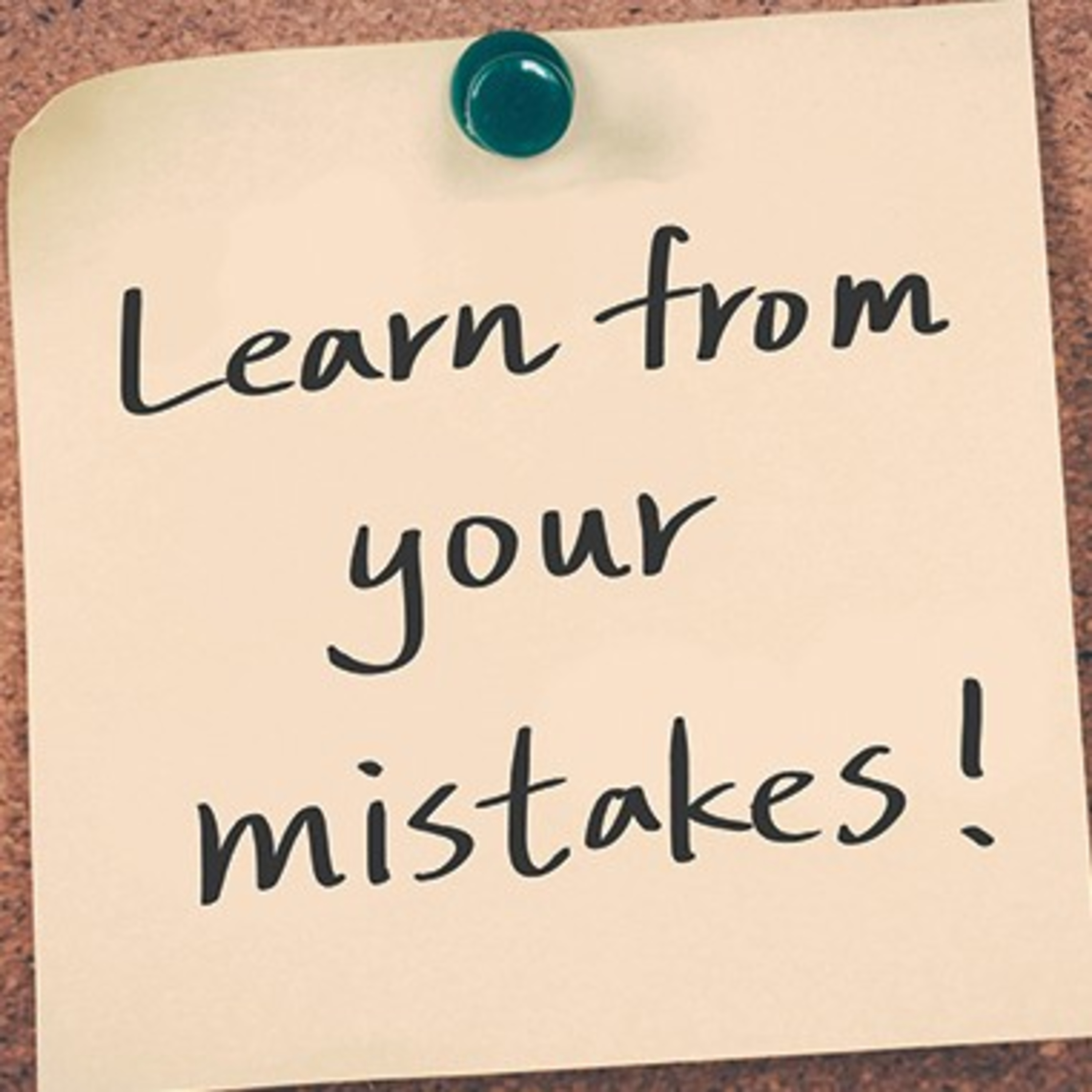 Individual should learn from their mistakes......