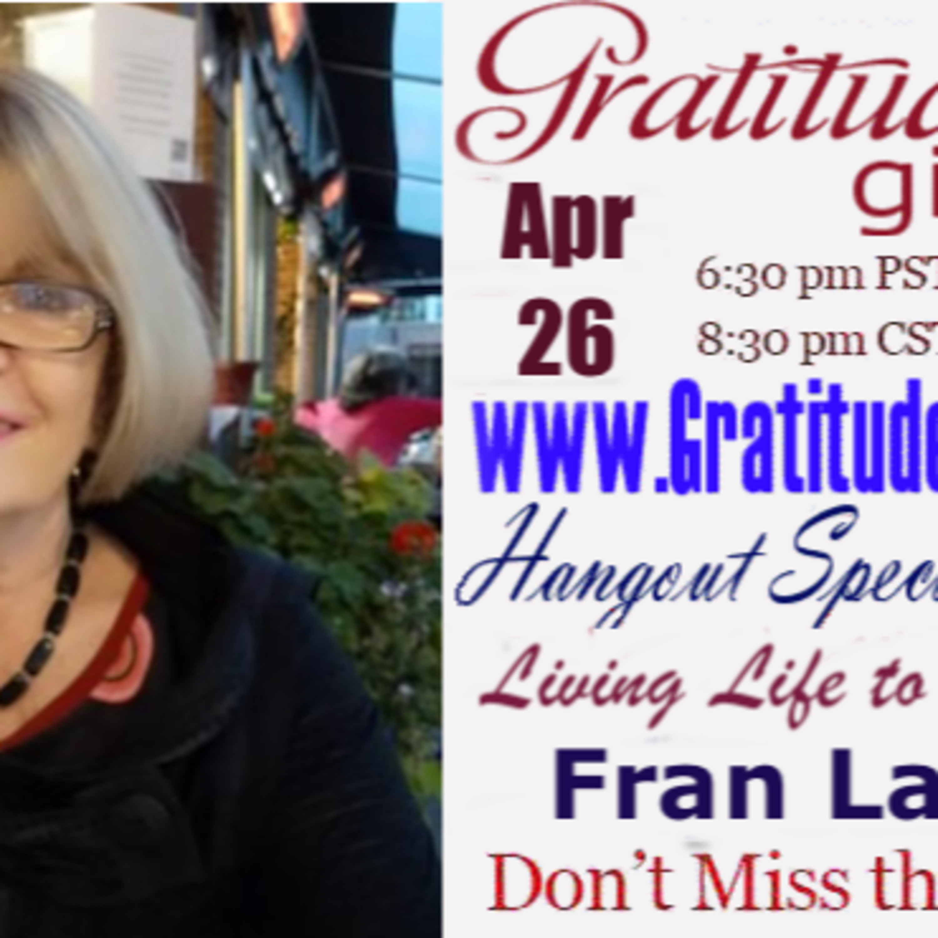 Gratitude Girls Special Guest Fran Laws episode artwork