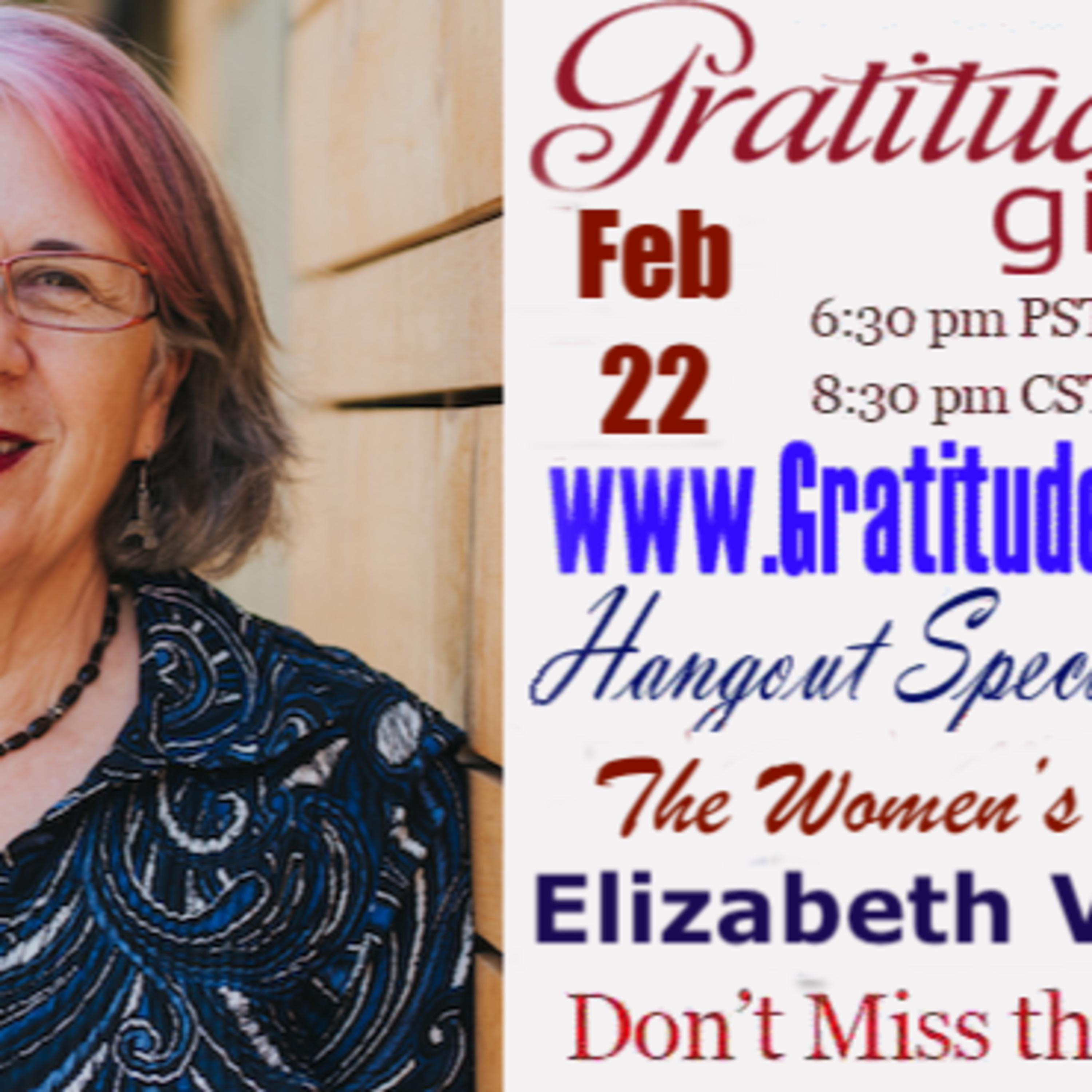Gratitude Girls Special guest: Elizabeth Verwey episode artwork