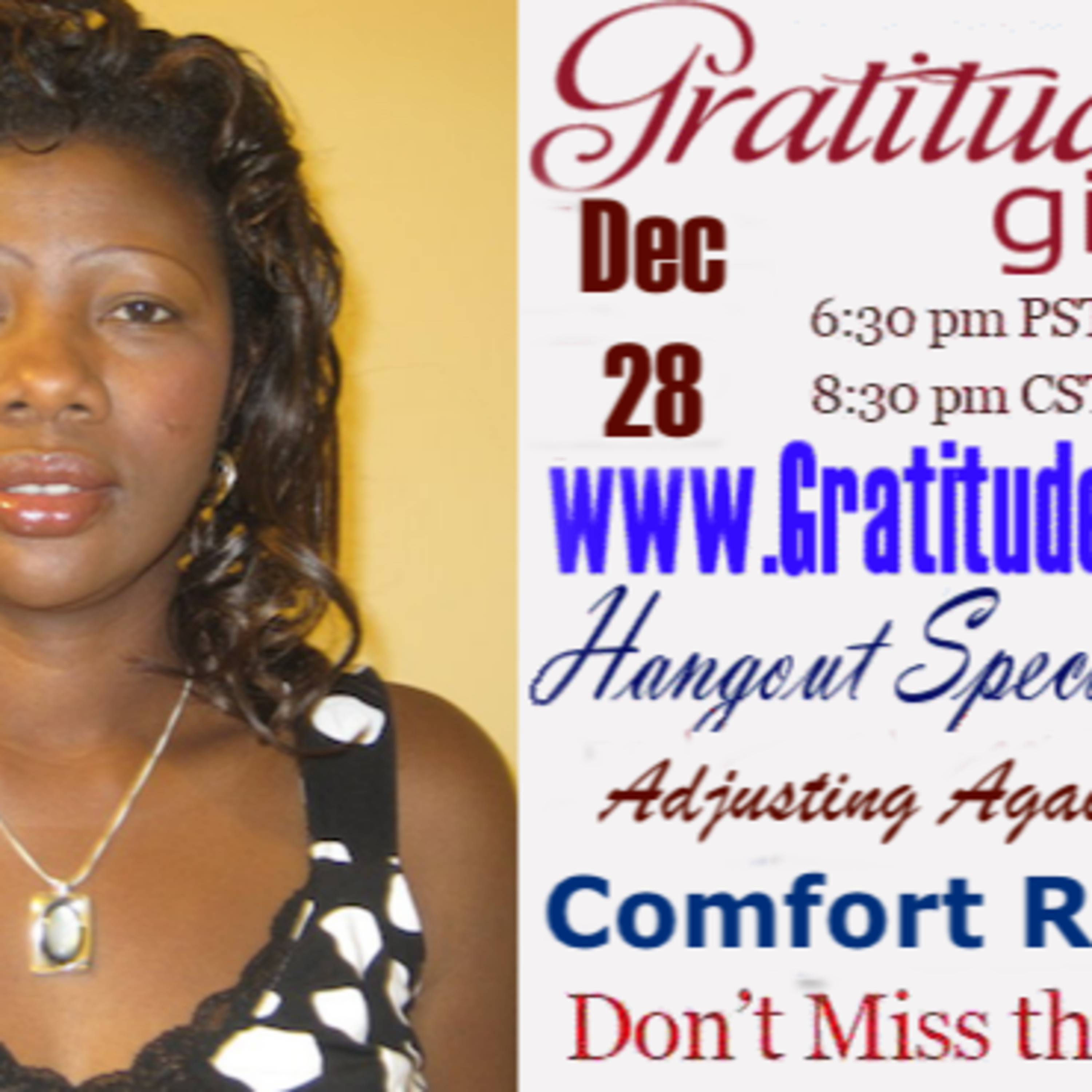Gratitude Girls Show - Special guest: Comfort Rexford  episode artwork