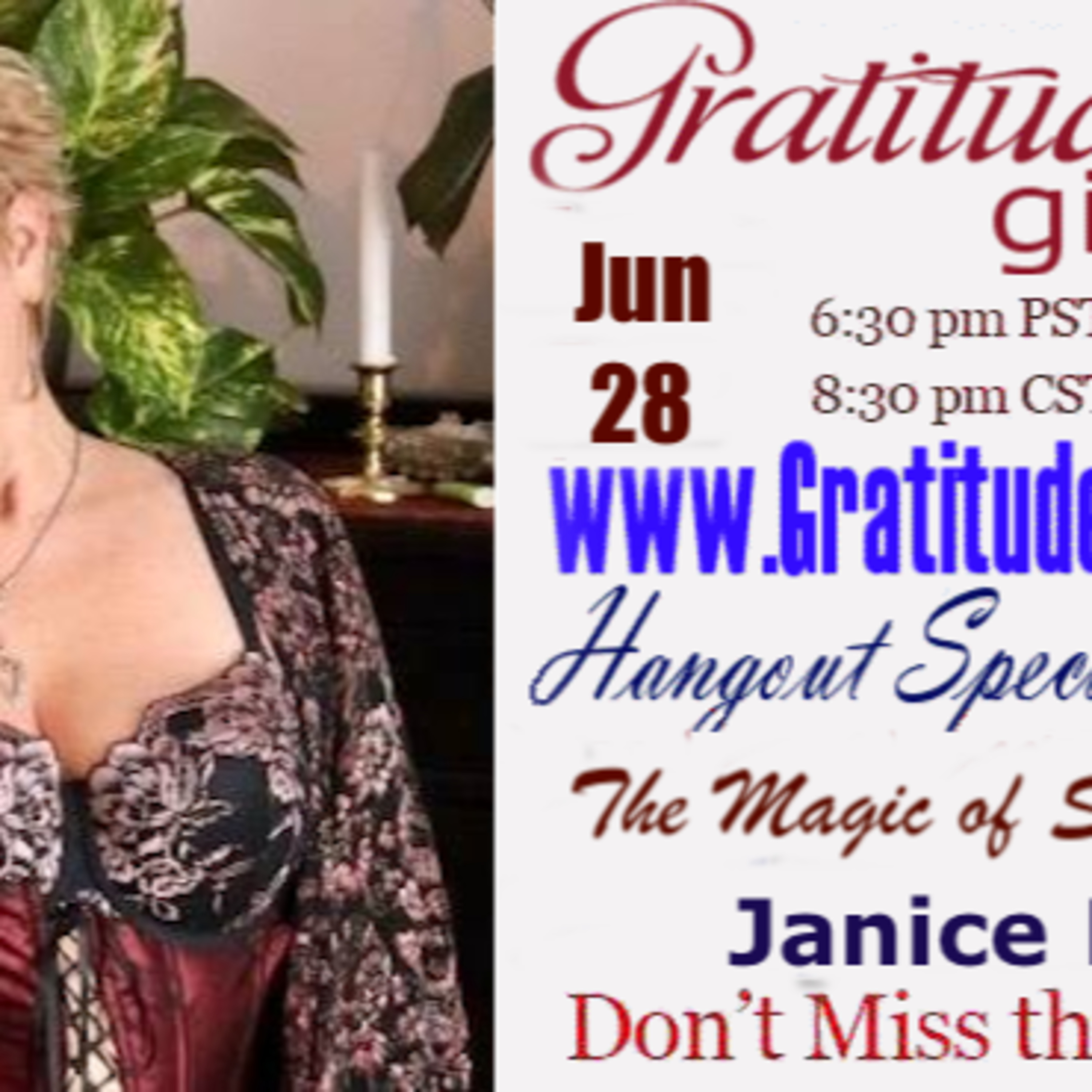 Gratitude Girls special guest Janice Lee episode artwork