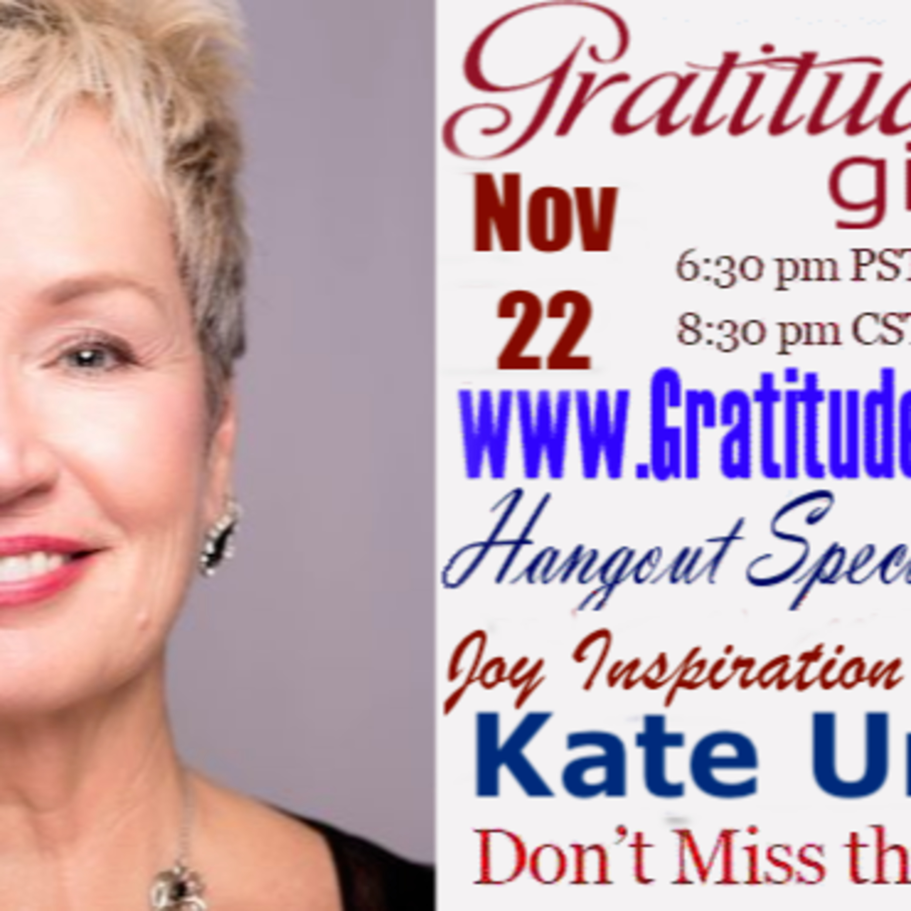 Gratitude Girls Special Guest Kate Unger episode artwork