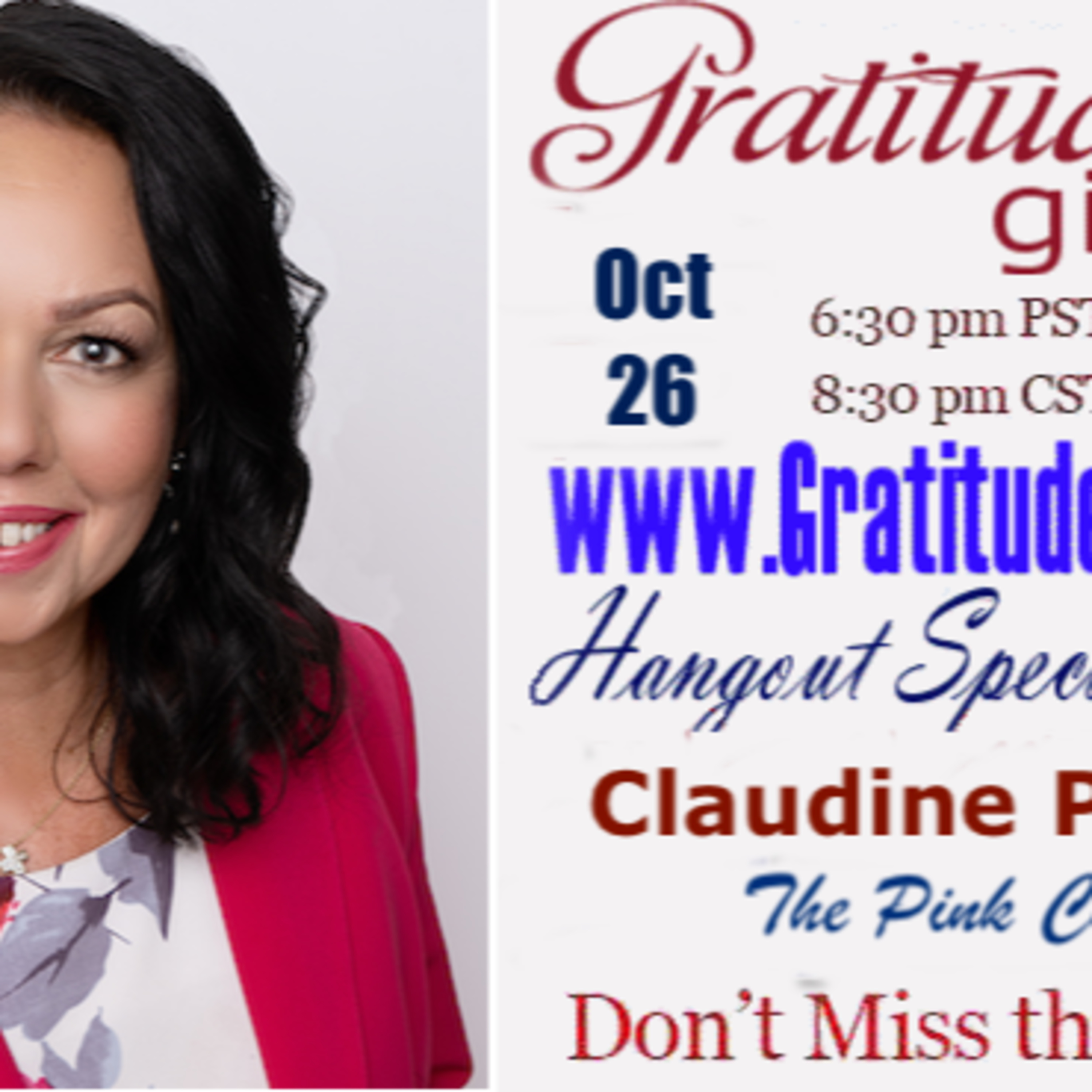 Gratitude Girls Special guest: Claudine Pereira episode artwork