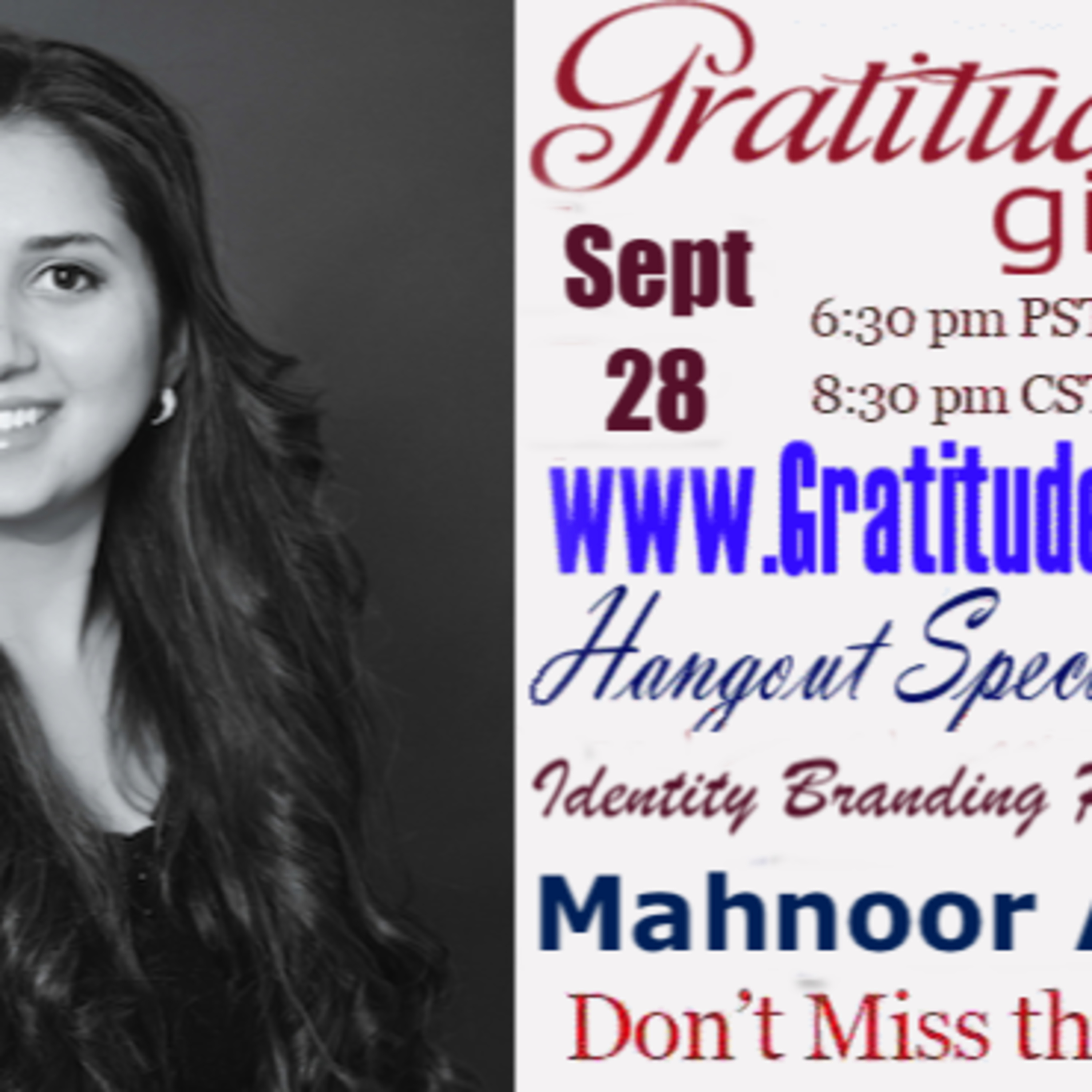 Gratitude Girls Special guest: Mahnoor Anjum  episode artwork