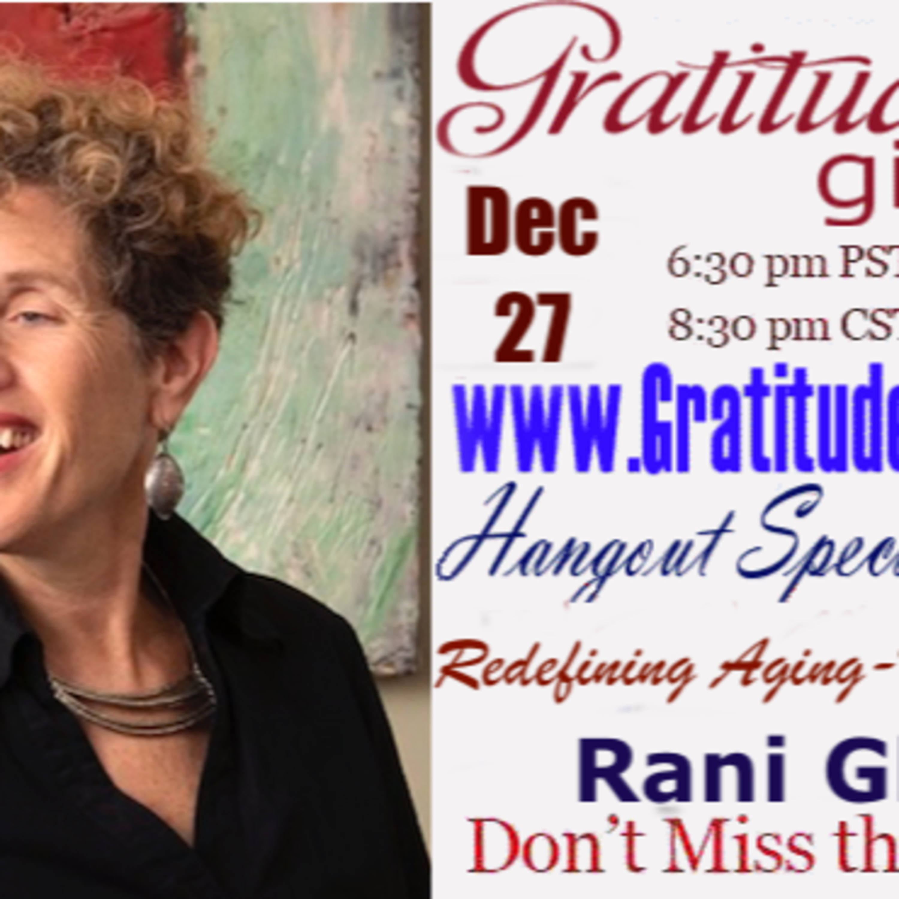 Gratitude Girls hangout 12-27-22 with special guest Rani Glick episode artwork