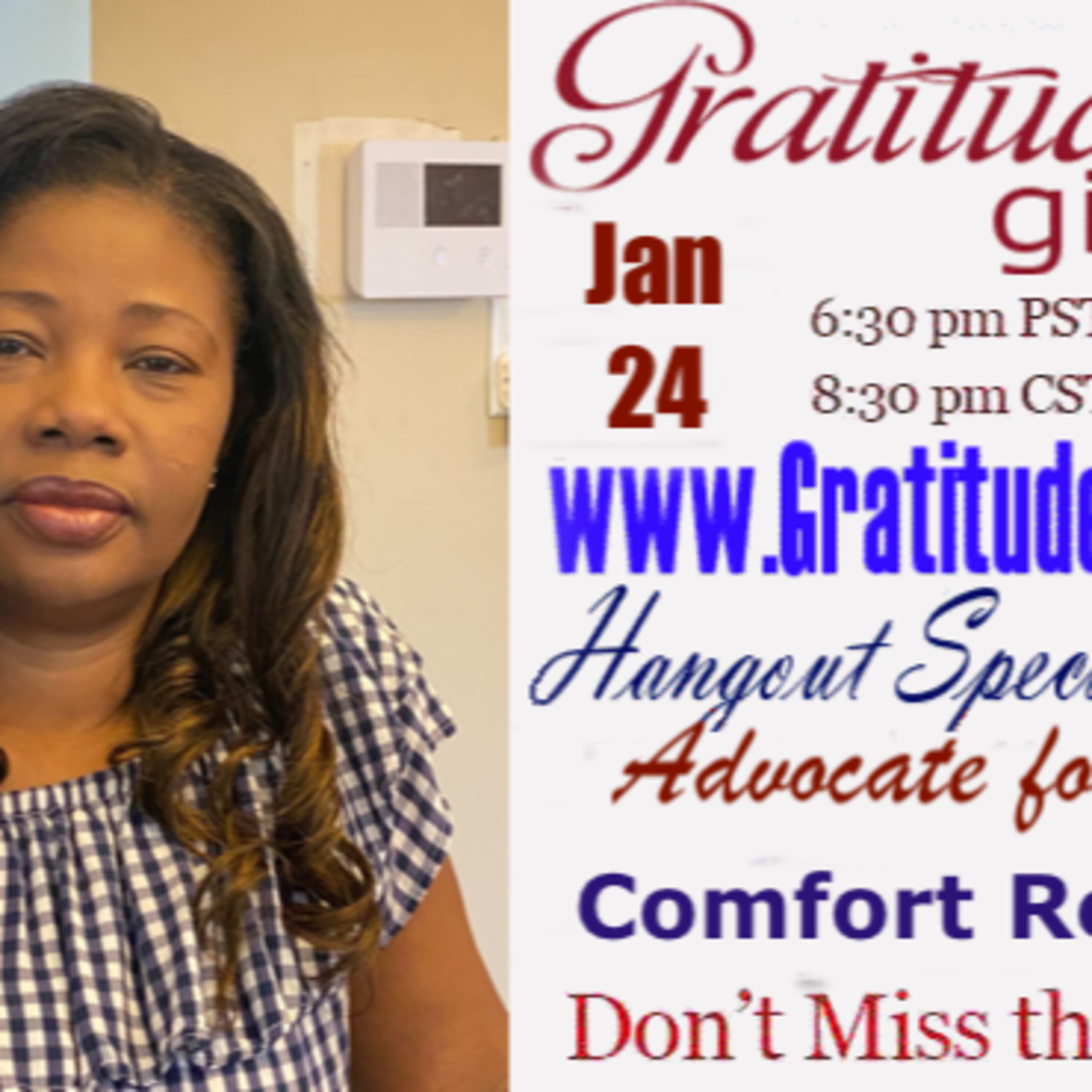 Gratitude Girls special guest Comfort Rexford episode artwork