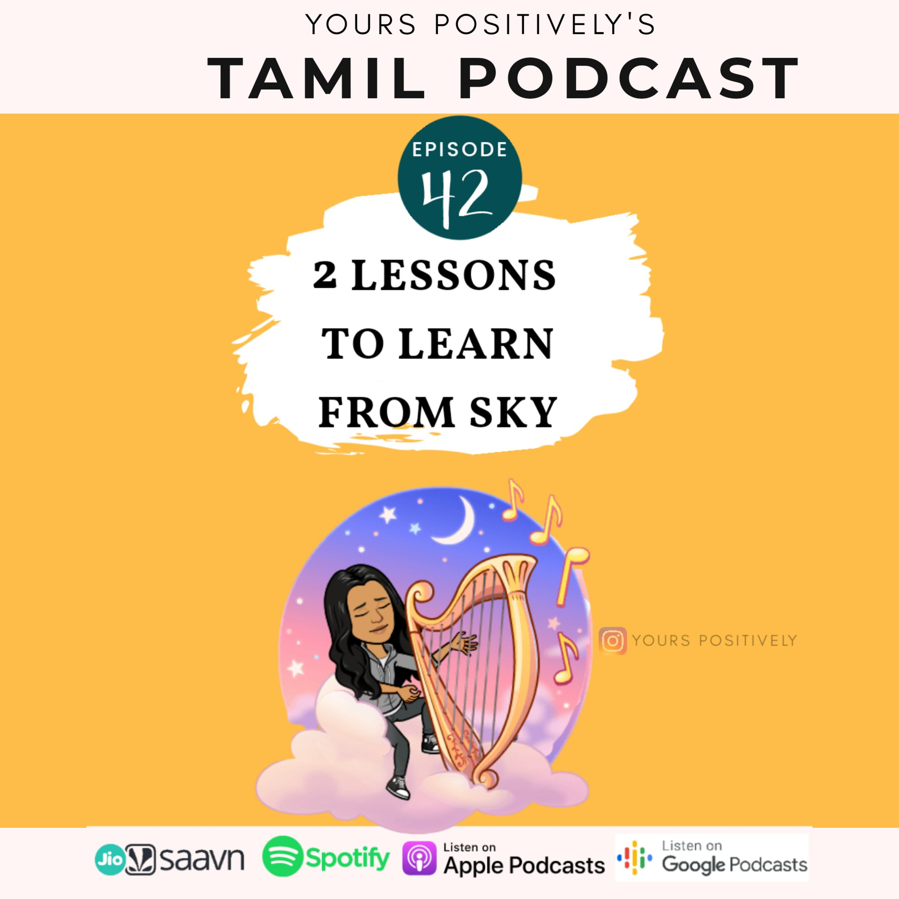 2 LESSONS TO LEARN FROM SKY| Ep 42| Yours Positively | Tamil Self help, Motivation &Mental Wellness  episode artwork