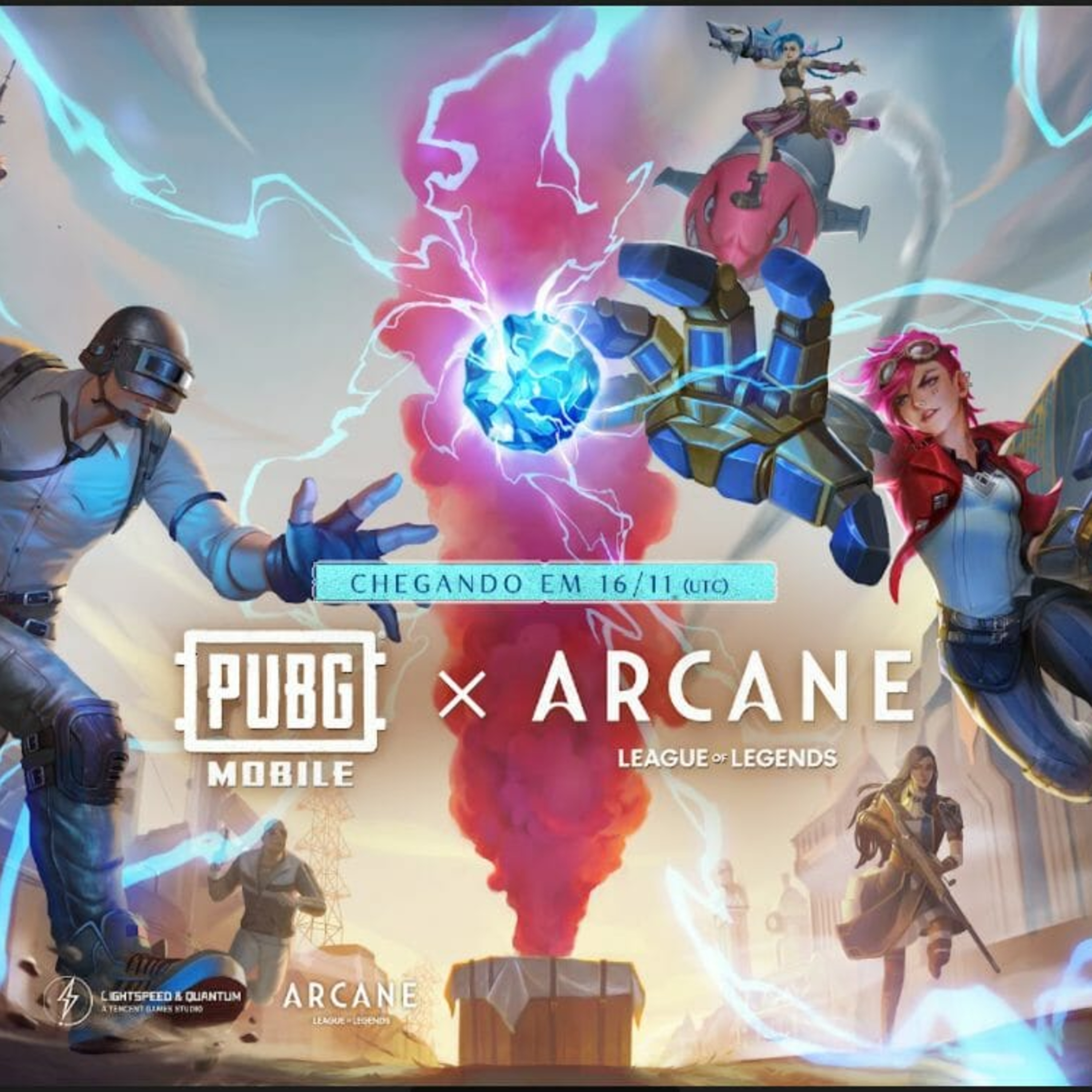 PUBG E LEAGUE OF LEGENDS JUNTOS episode artwork