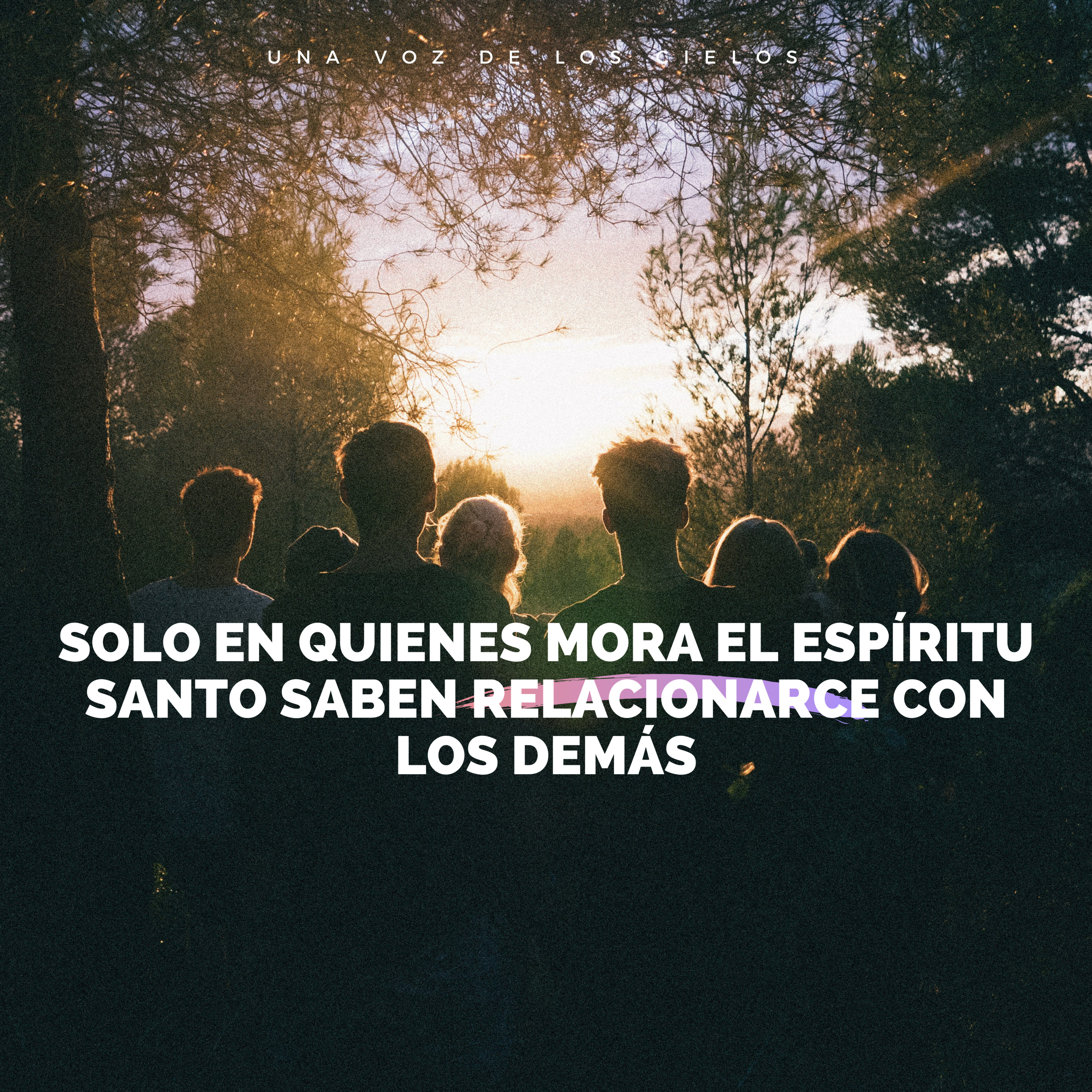 SOLO EN QUIENES MORA EL ESPÍRITU SANTO SABEN RELACIONARCE CON LOS DEMÁS episode artwork