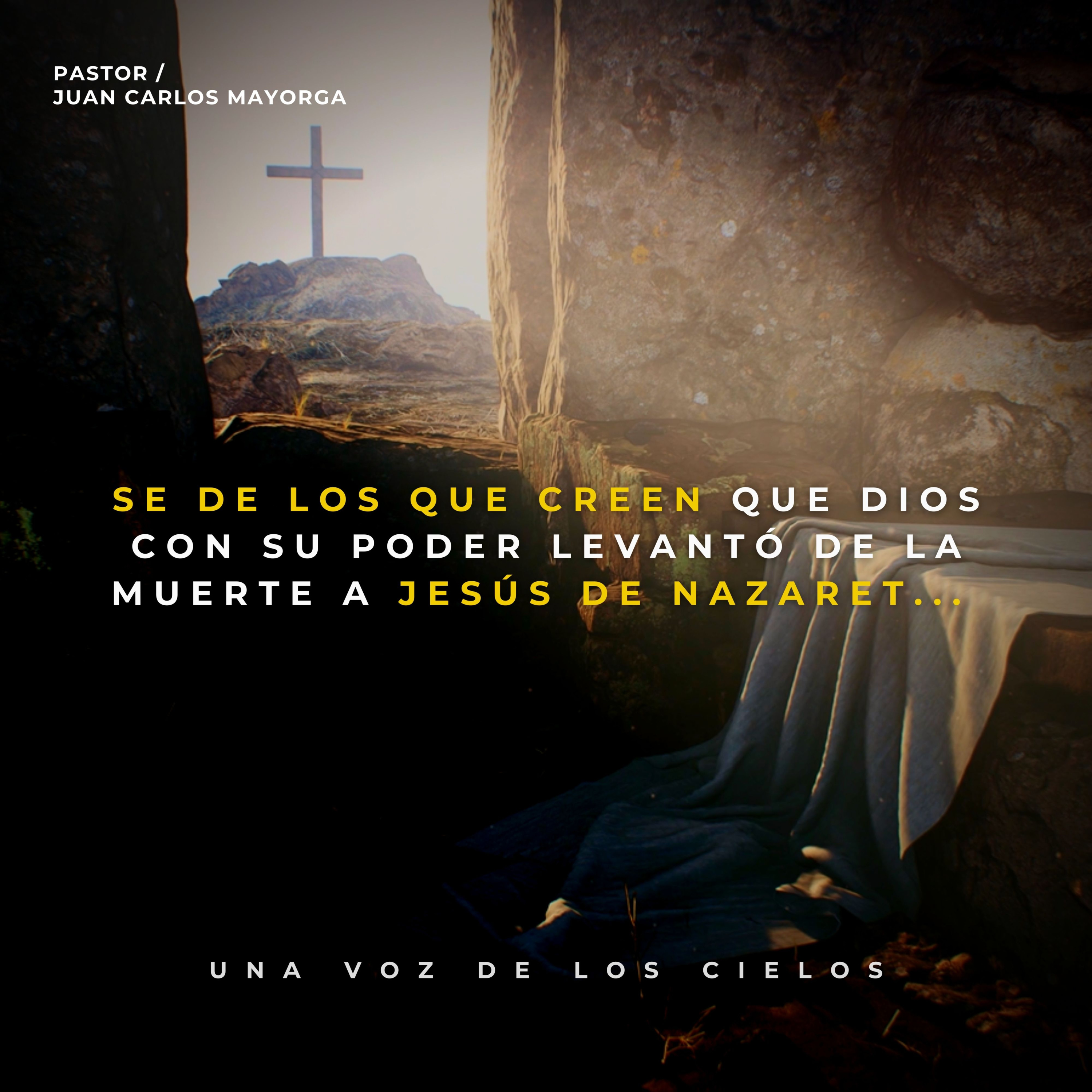SE DE LOS QUE CREEN QUE DIOS CON SU PODER LEVANTÓ DE LA MUERTE A JESÚS DE NAZARET... episode artwork
