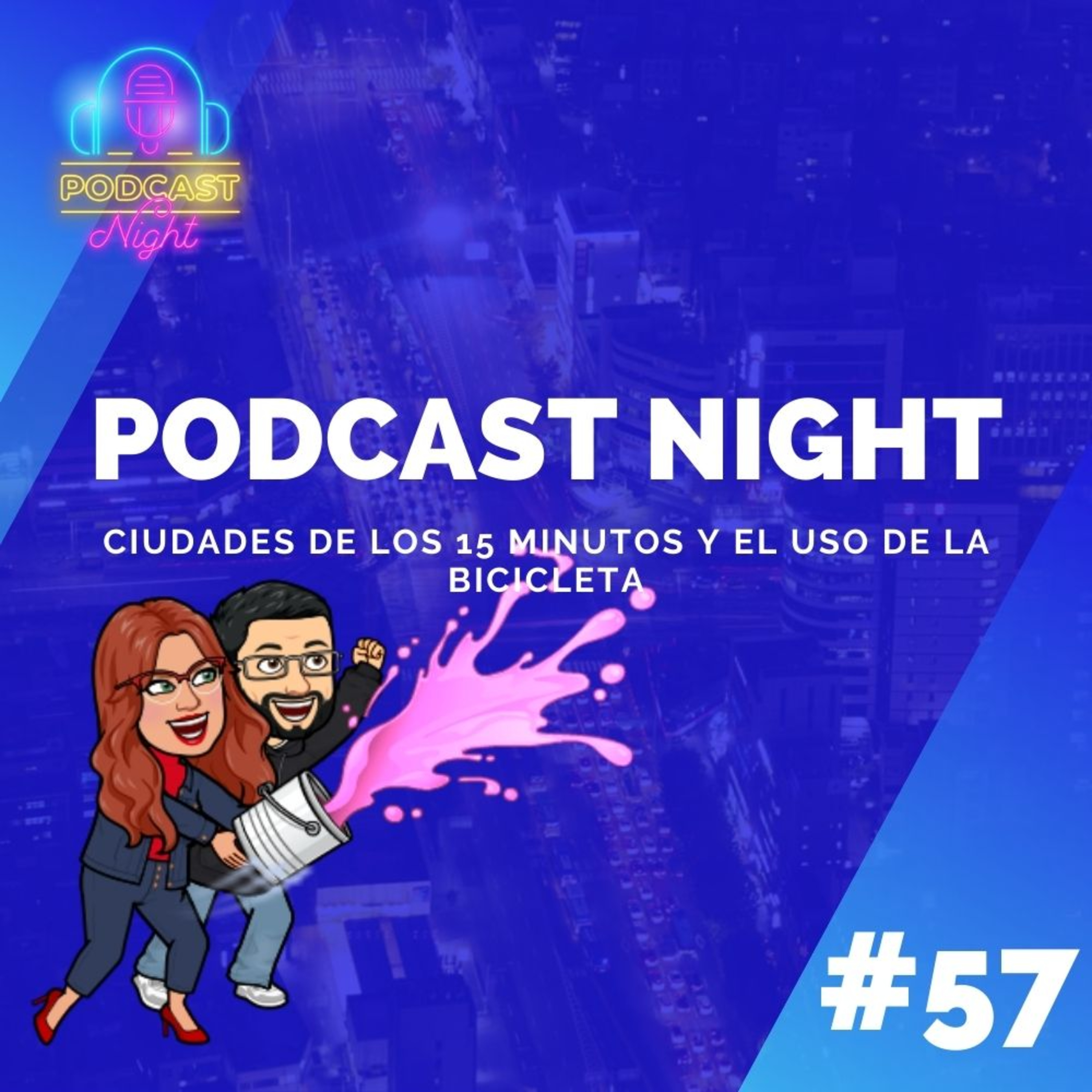 Podcast Night #57 - Ciudades de los 15 minutos, fabricas de streamers y ¿Usas Bici? episode artwork