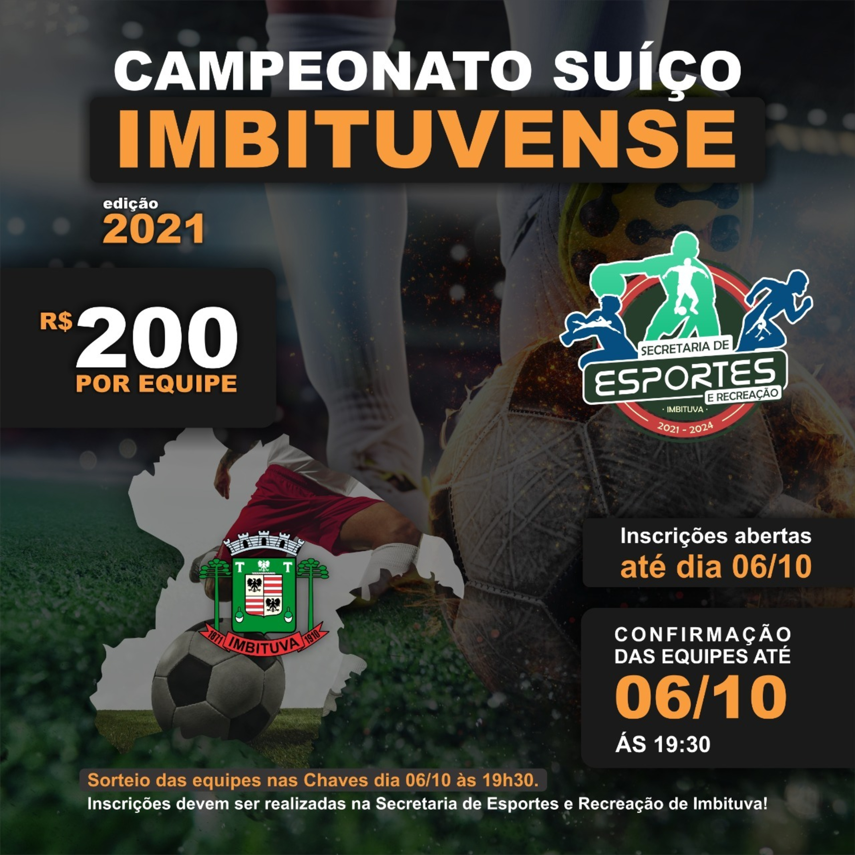 Inscrições para o Campeonato de Futebol Suíço de Imbituva podem ser realizadas até quarta-feira episode artwork