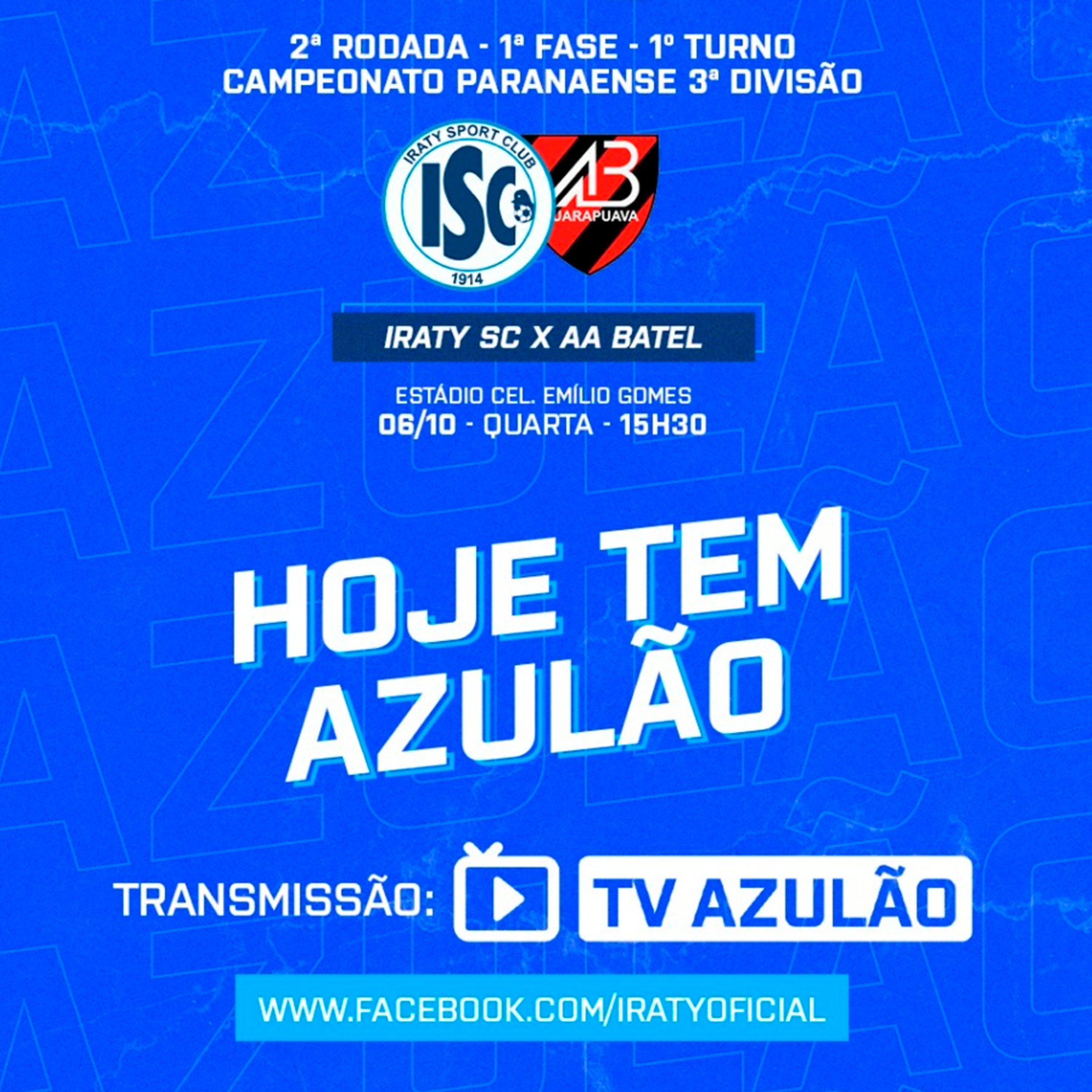 Iraty recebe Batel em busca da primeira vitória na 3ª terceira divisão do Paranaense episode artwork