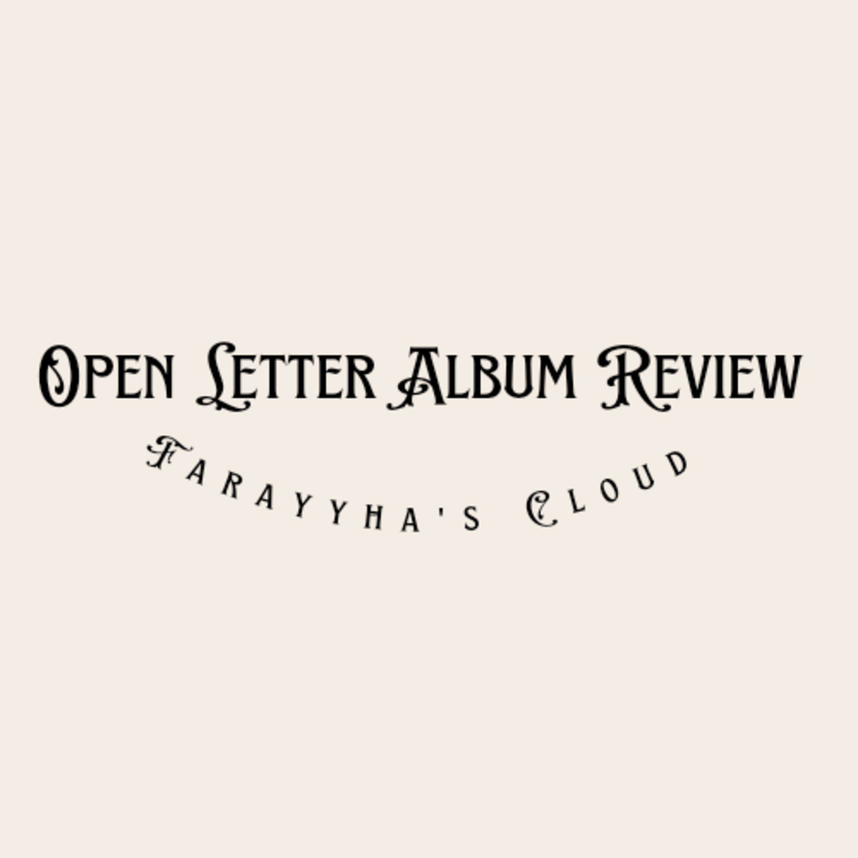 Open Letter Album Review  episode artwork