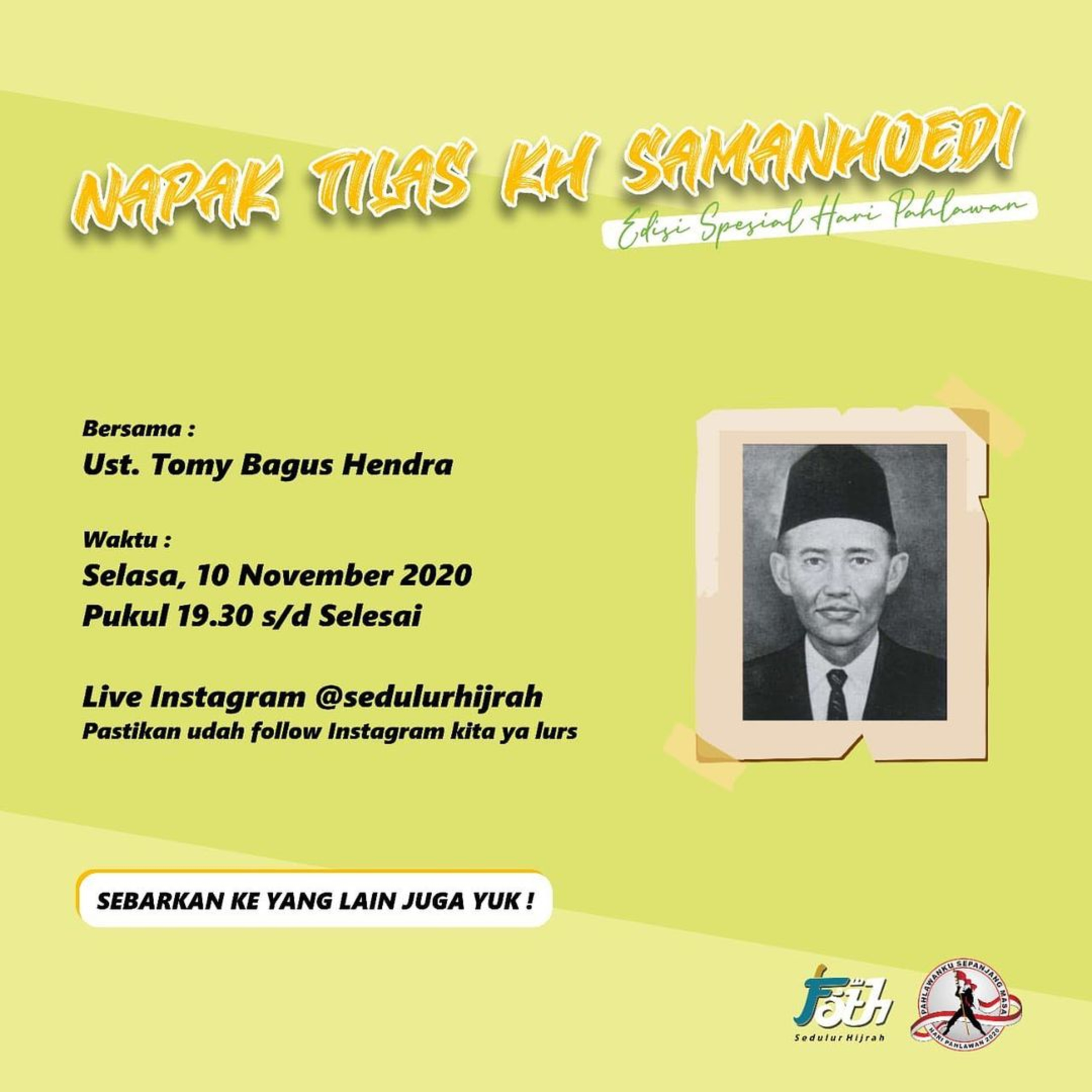 Napak tilas KH Samanhudi (founder sarekat islam)-bersama ust Tomy Bagus Hendra