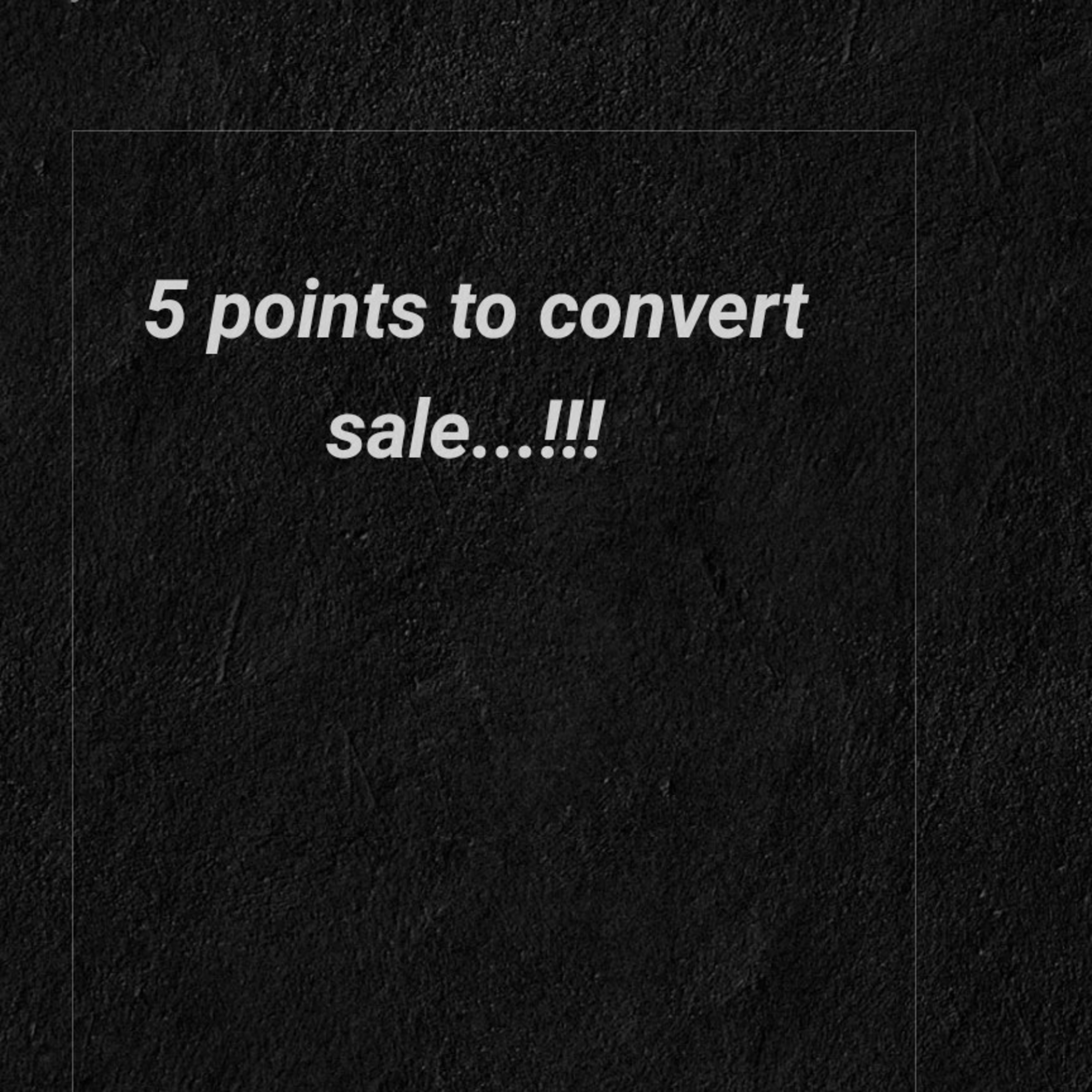 Easy way to convert sale
