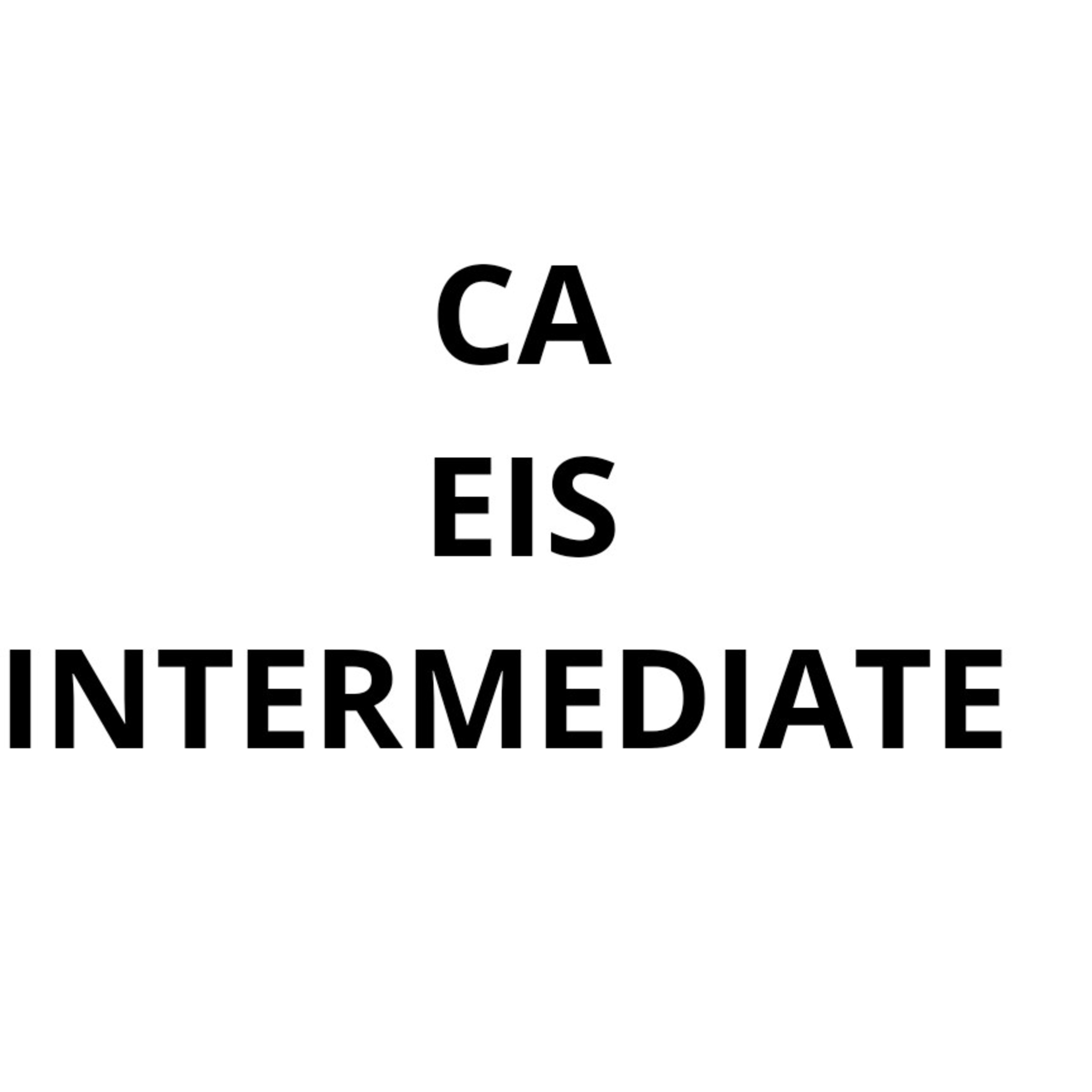 CA EIS intermediate