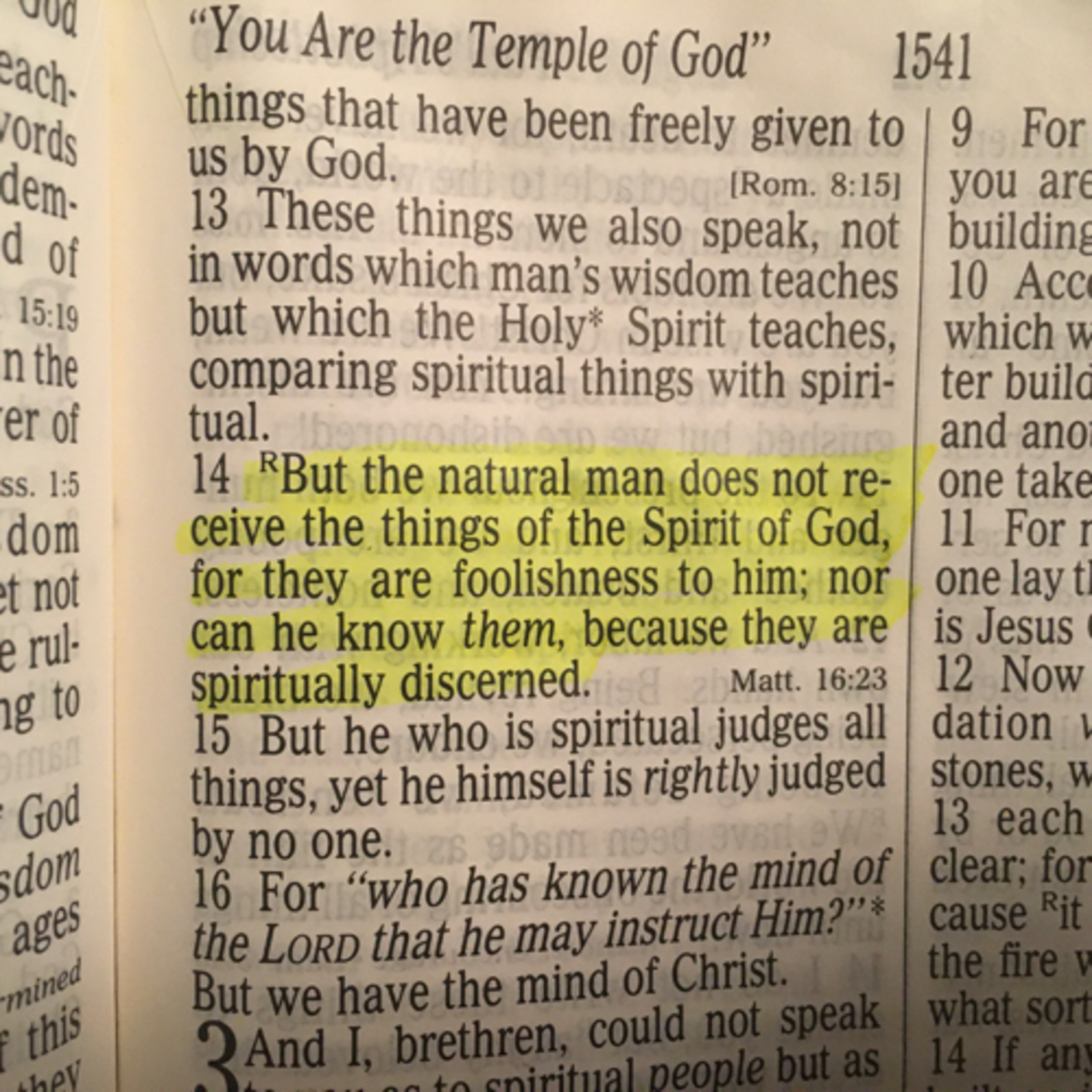 TRP 4: My Special Revelation Experienced. 1 Corinthians 2:14 episode artwork