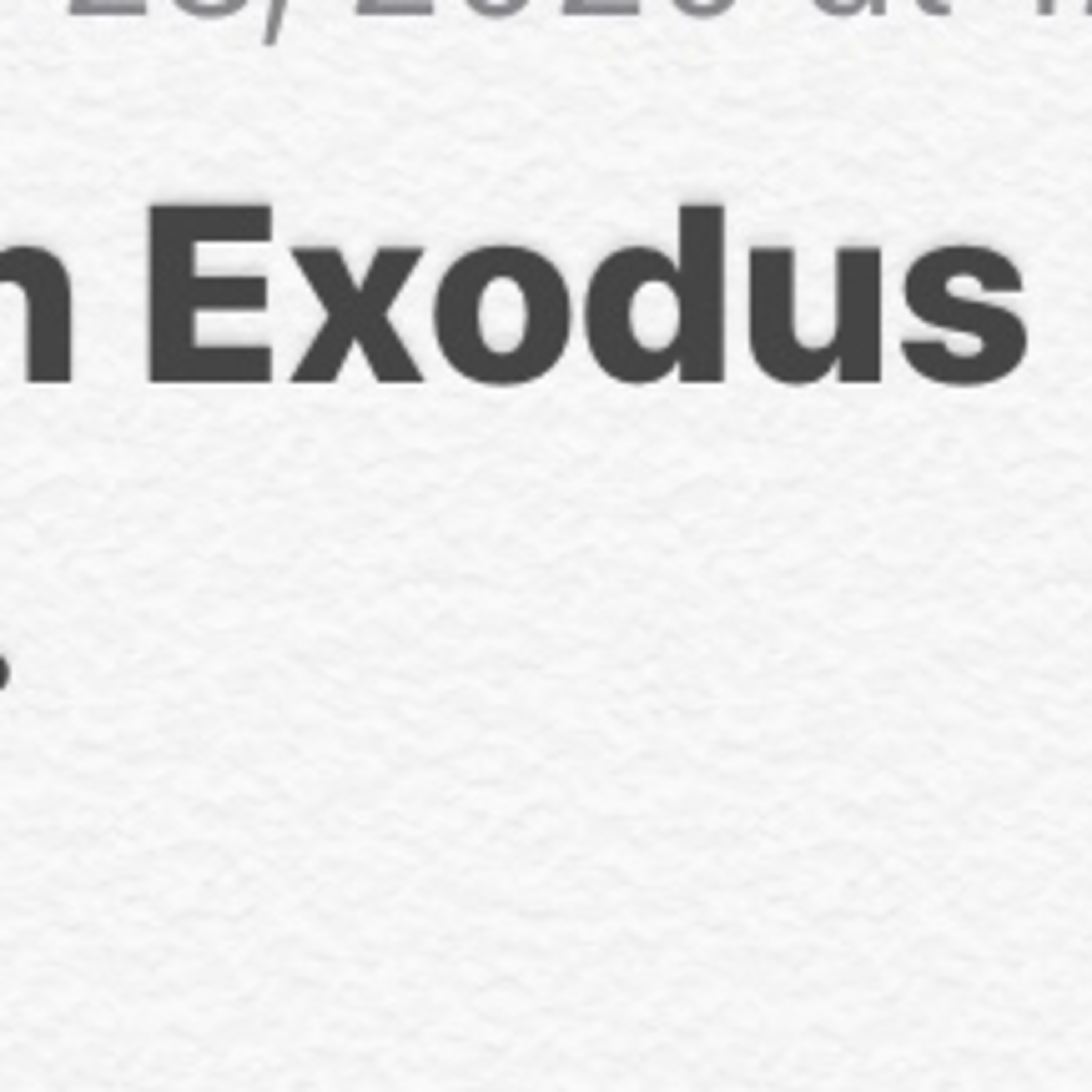 TRP 13:Jesus In Exodus Part 1 (ch.1-2) episode artwork