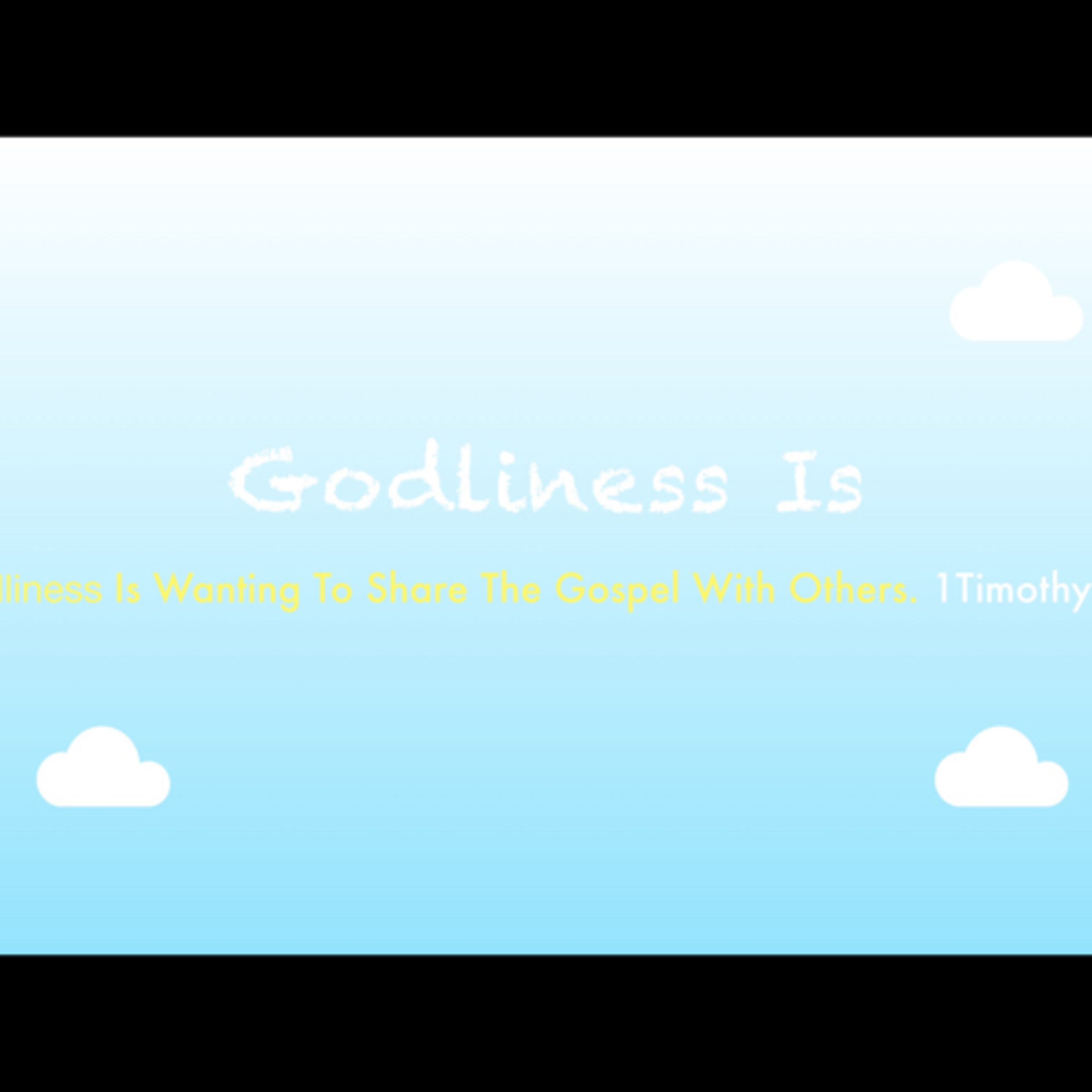 Godliness 11: Wanting To Share The Gospel episode artwork
