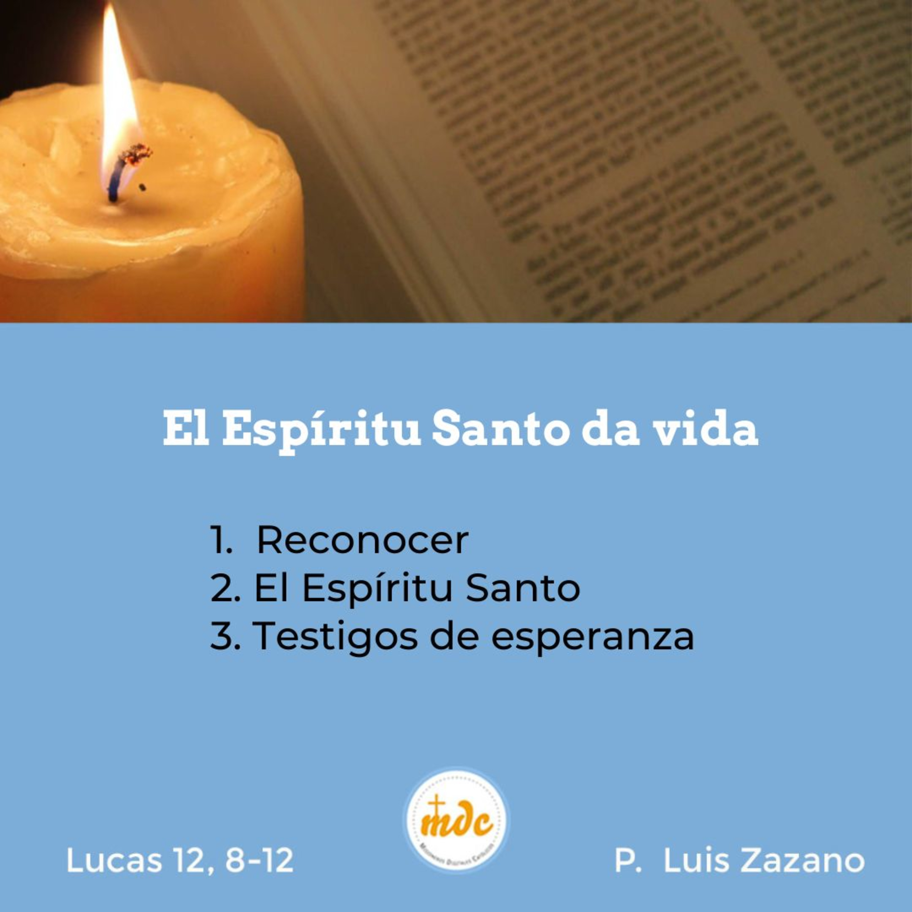 Reflexión diaria del Evangelio por el P. Luis Zazano