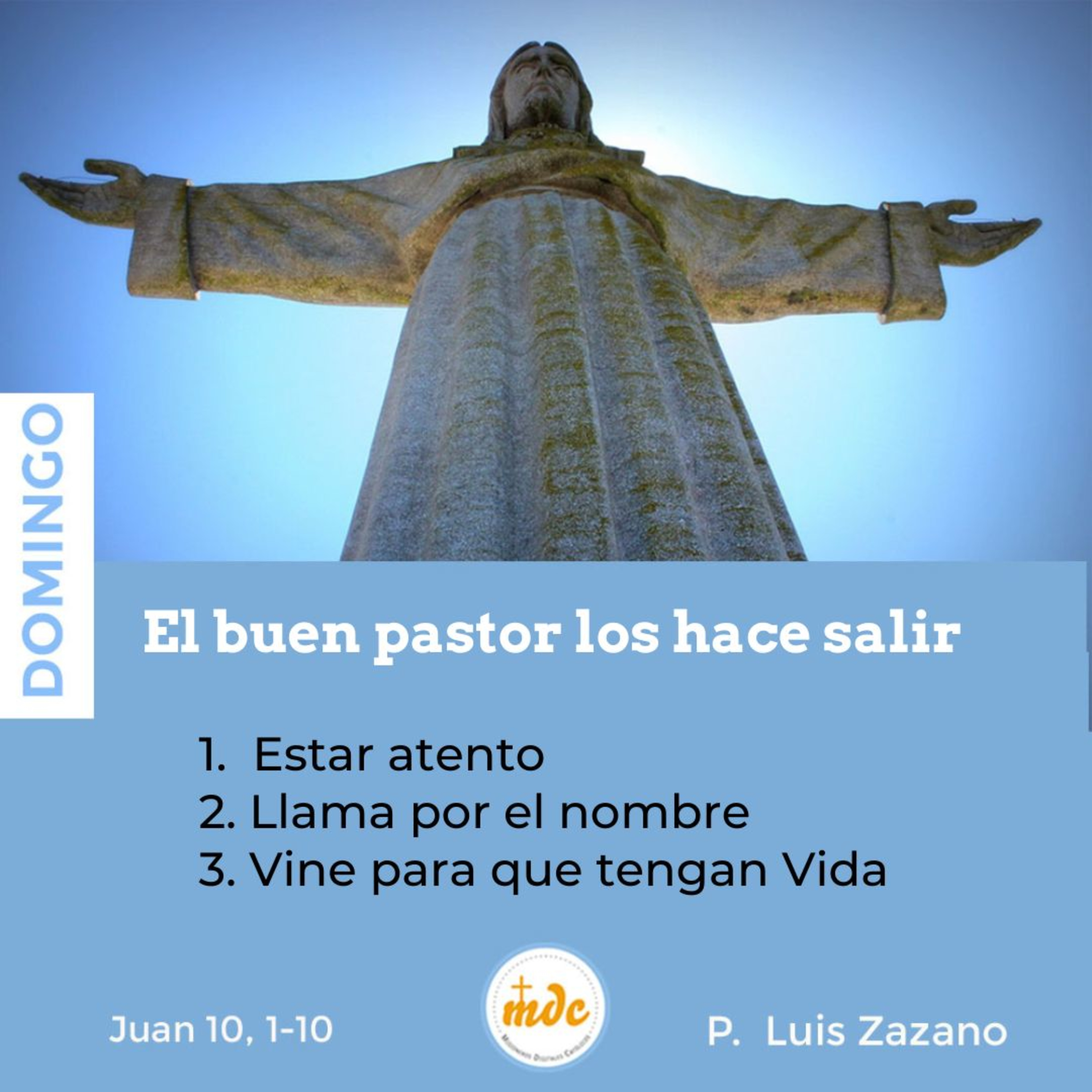 Reflexión diaria del Evangelio por el P. Luis Zazano
