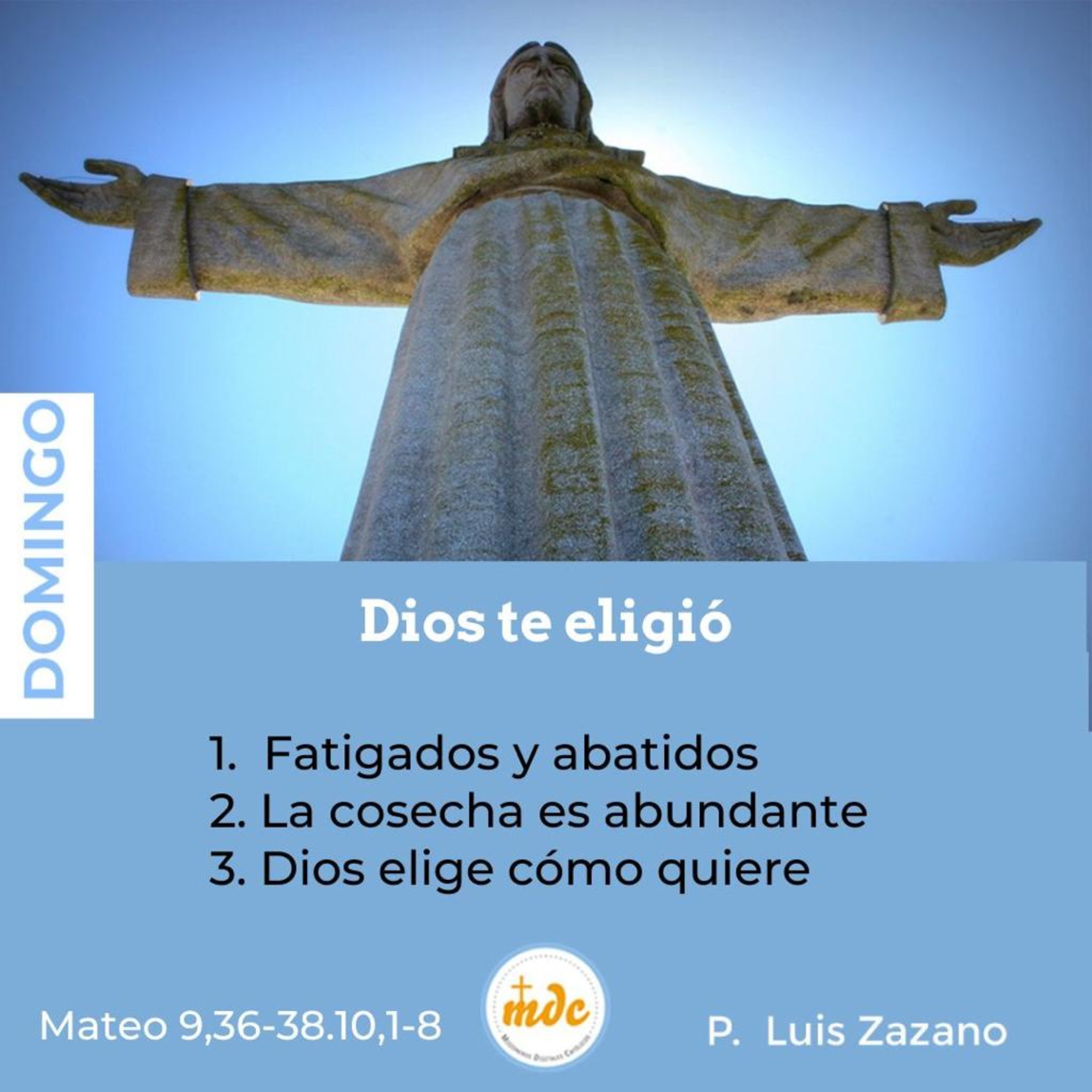 Reflexión diaria del Evangelio por el P. Luis Zazano