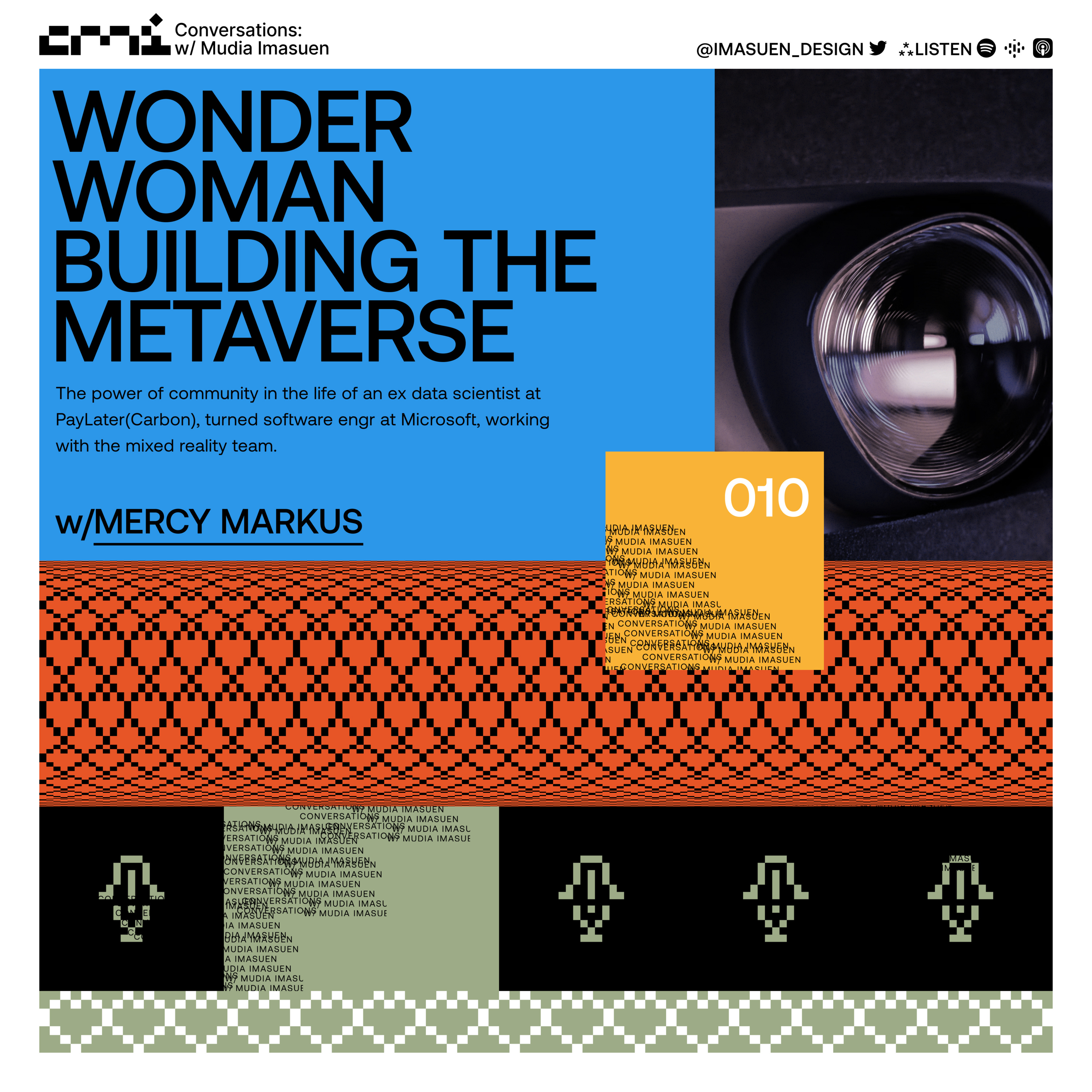 Wonder woman building the metaverse episode artwork