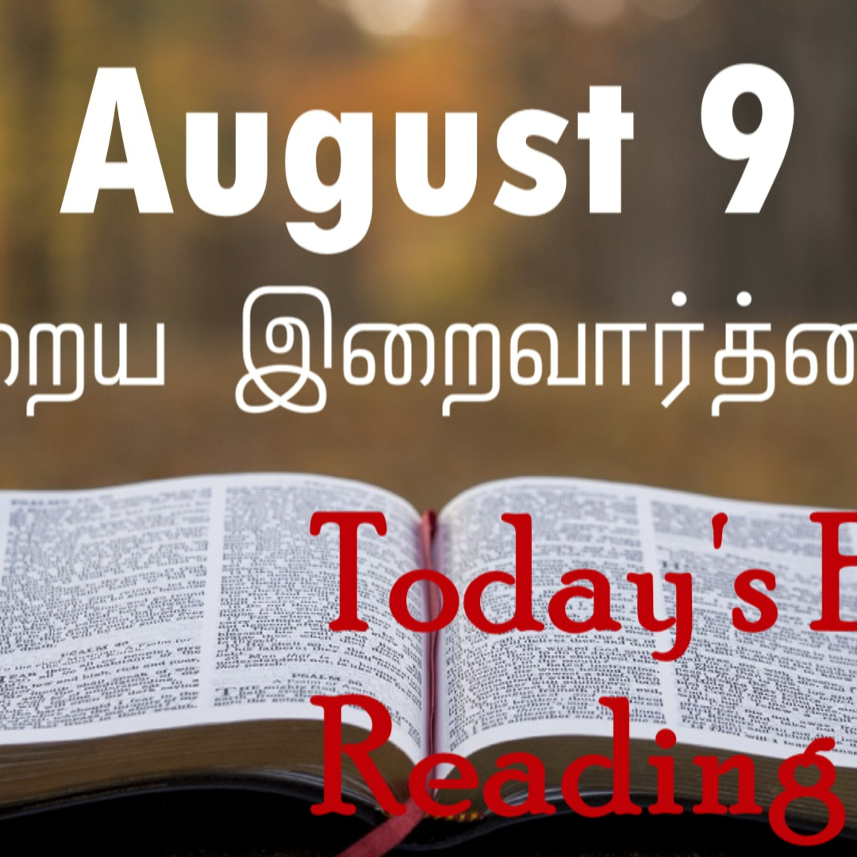 9 August 2022 Holy Mass Readings Tamil | Catholic | Daily Bible Reading Tamil | Mass readings today | Today's Mass Readings Tamil | Daily bible verse in Tamil | Mass Readings for today | today's bible