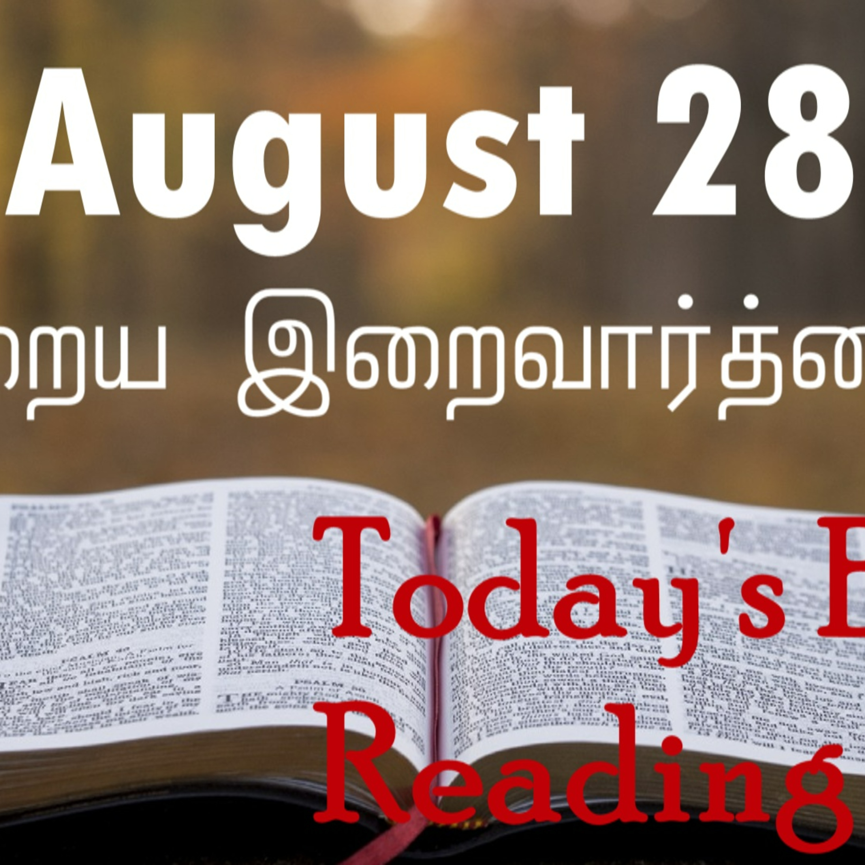 28 August 2022 Holy Mass Readings Tamil | Catholic | Daily Bible Reading Tamil | Mass readings today | Today's Mass Readings Tamil | Daily bible verse in Tamil | Mass Readings for today | today's bibl