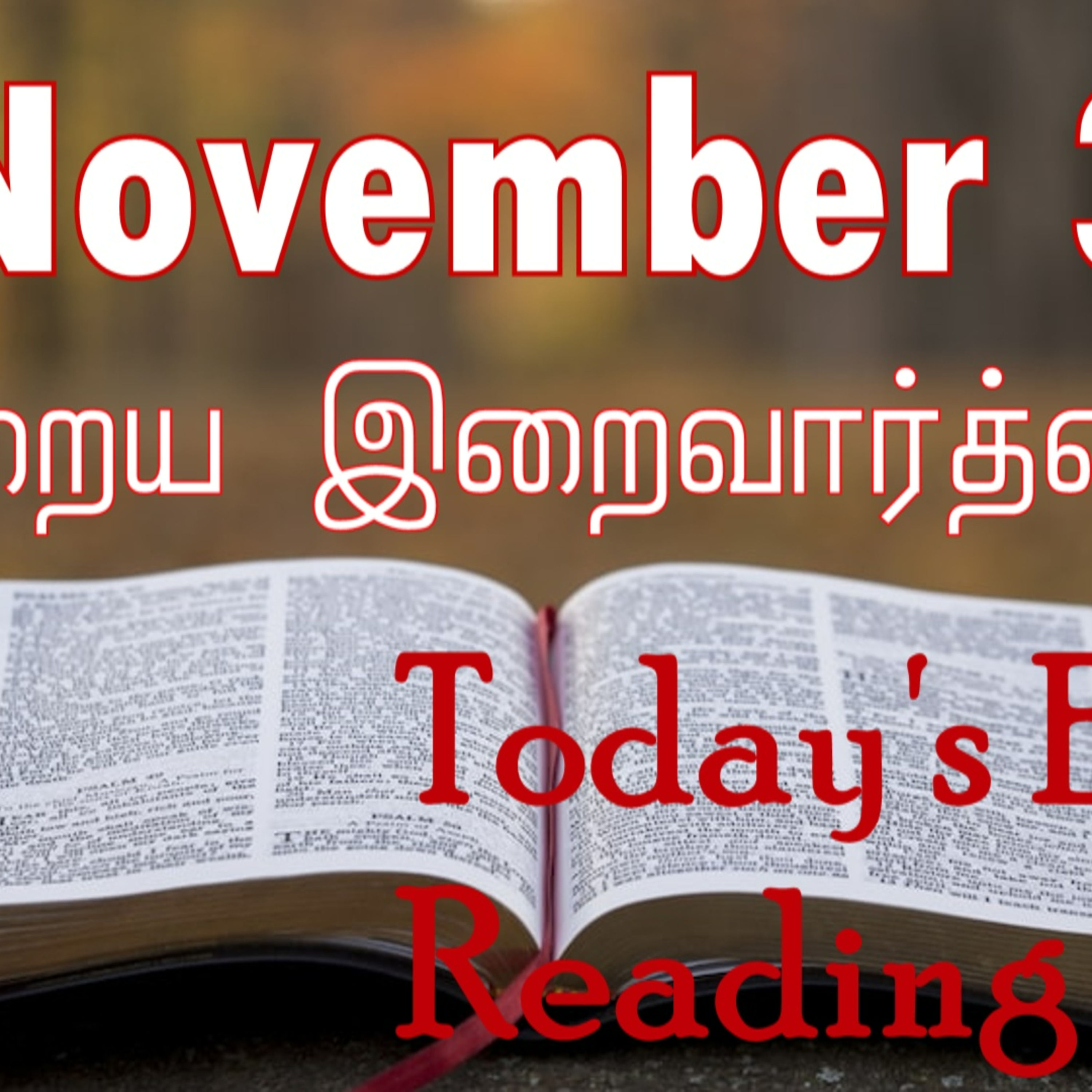3 November 2022 Holy Mass Readings Tamil | Catholic | Daily Bible Reading Tamil | Mass readings today | Today's Mass Readings Tamil | Daily bible verse in Tamil | Mass Readings for today | today's bi