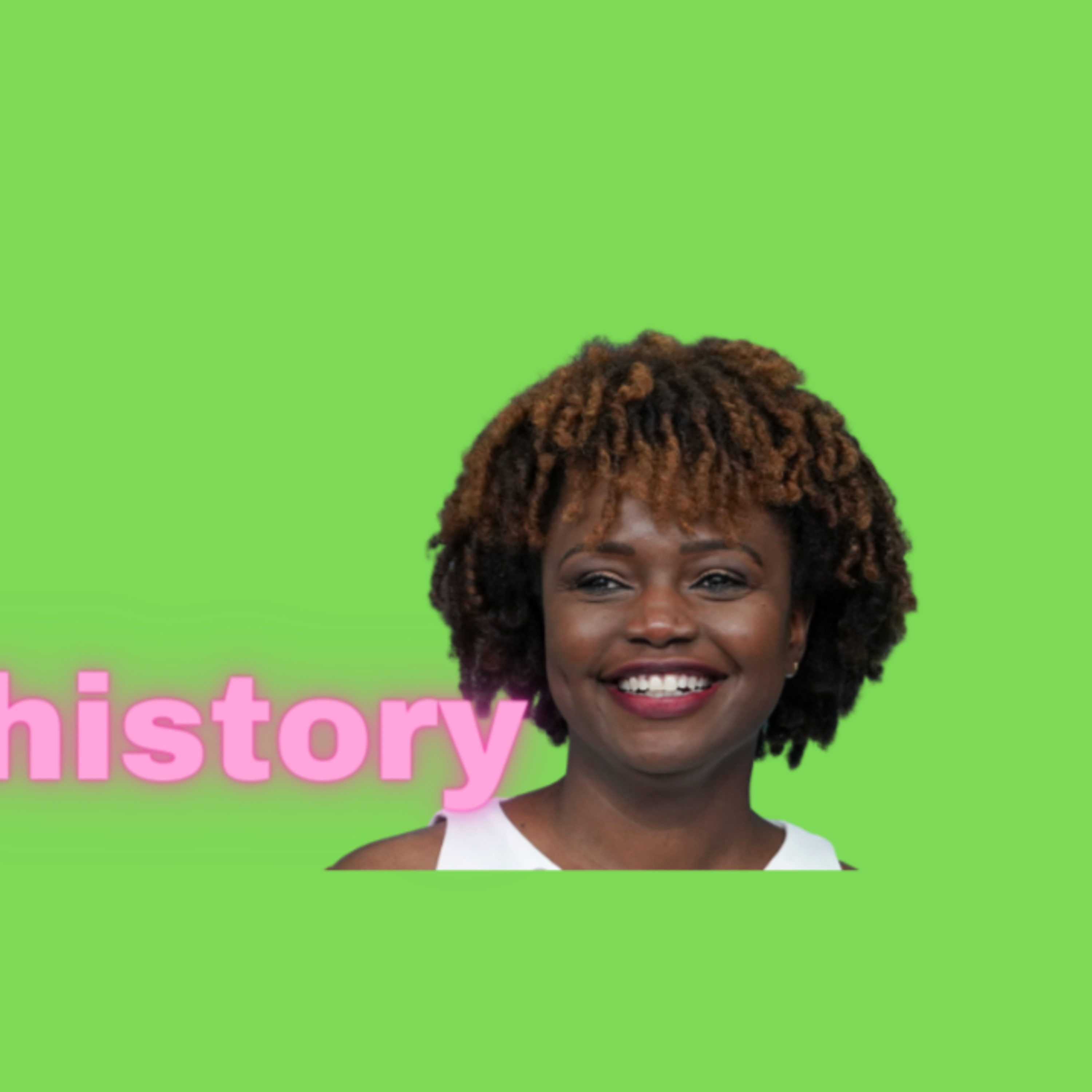 FIRST BLACKWOMEN PRESS SECRATARY episode artwork