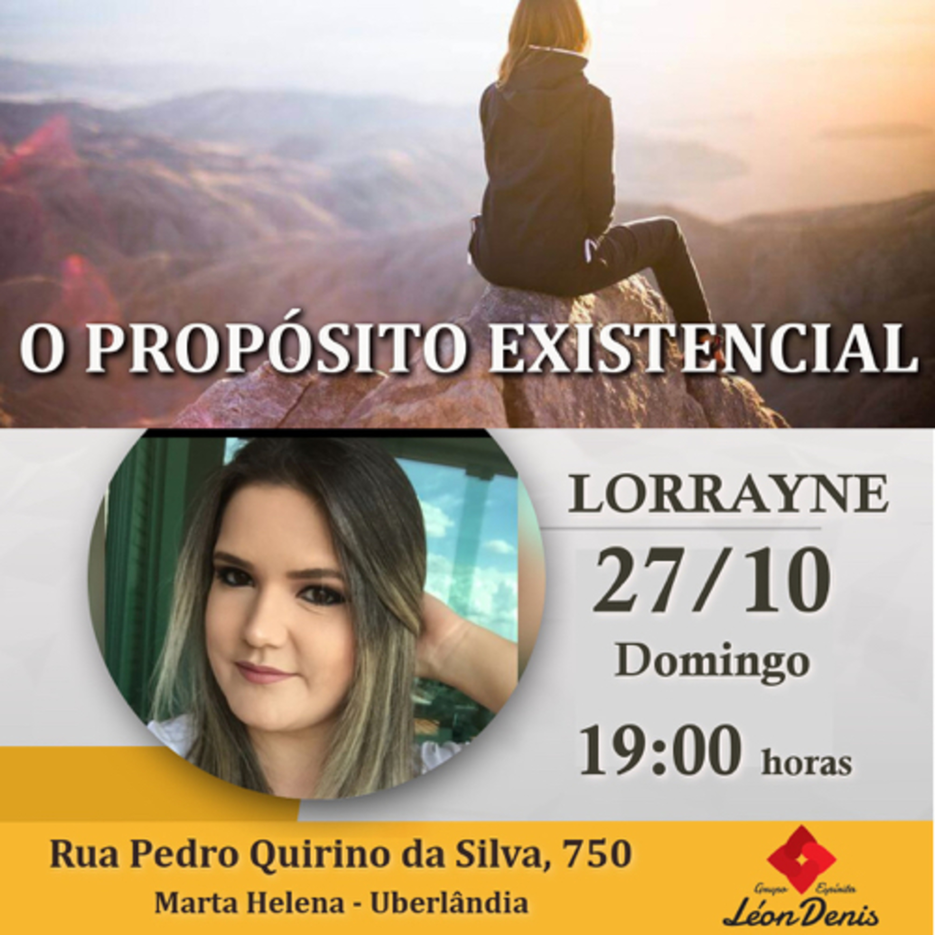 #PalestraNoGeld: O Propósito Existencial - Lorrayne - 27/10/2019 episode artwork