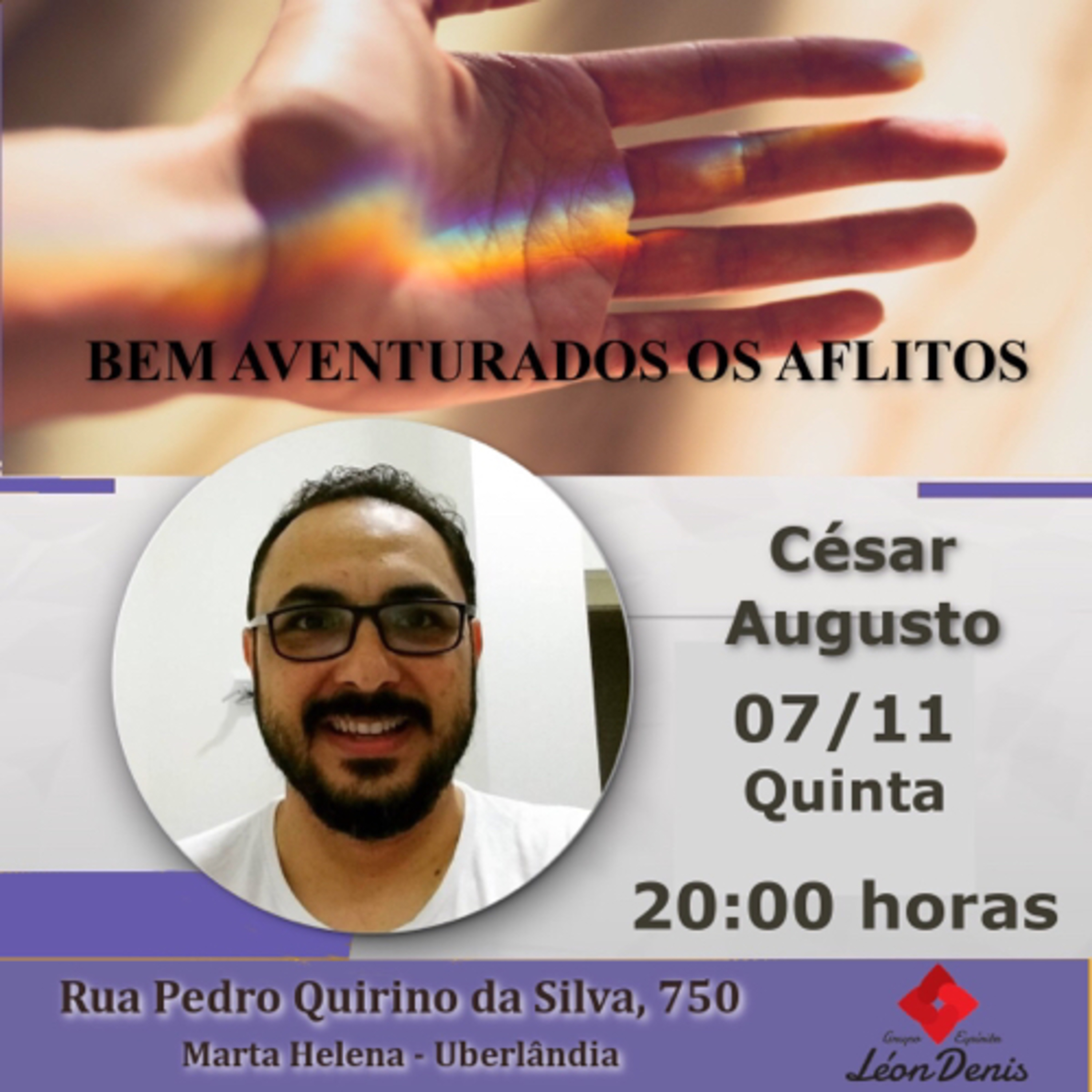 #PalestraNoGeld: Bem Aventurados os Aflitos - César Augusto - 07/11/2019