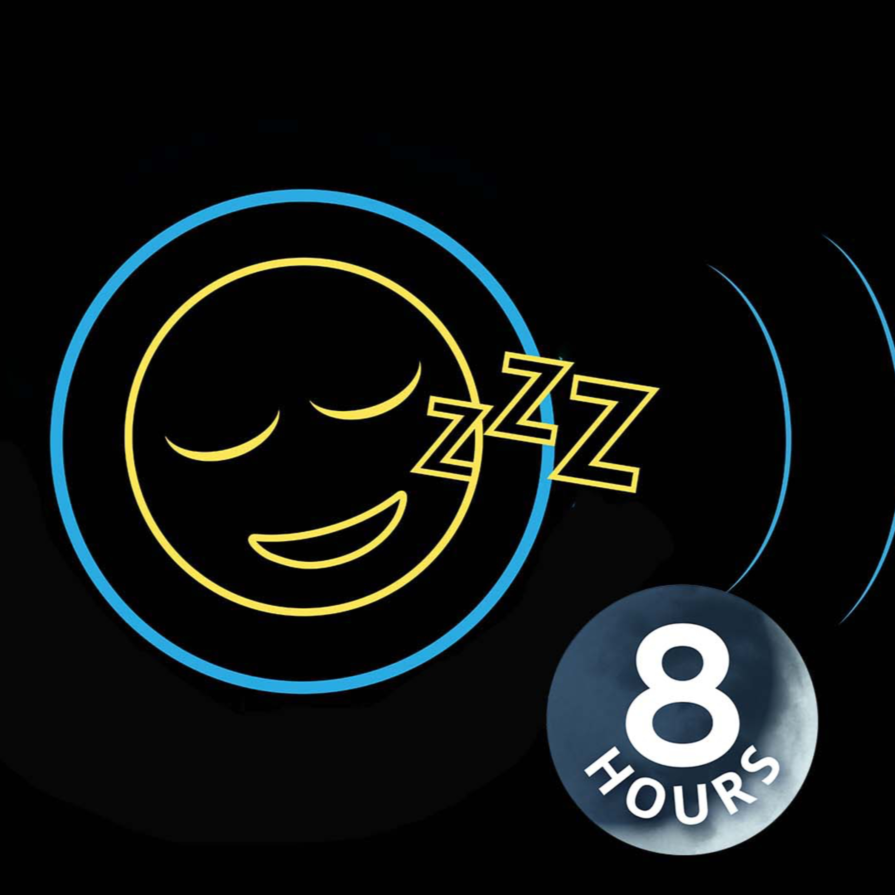 心地よいホワイトノイズで入眠(8時間)
