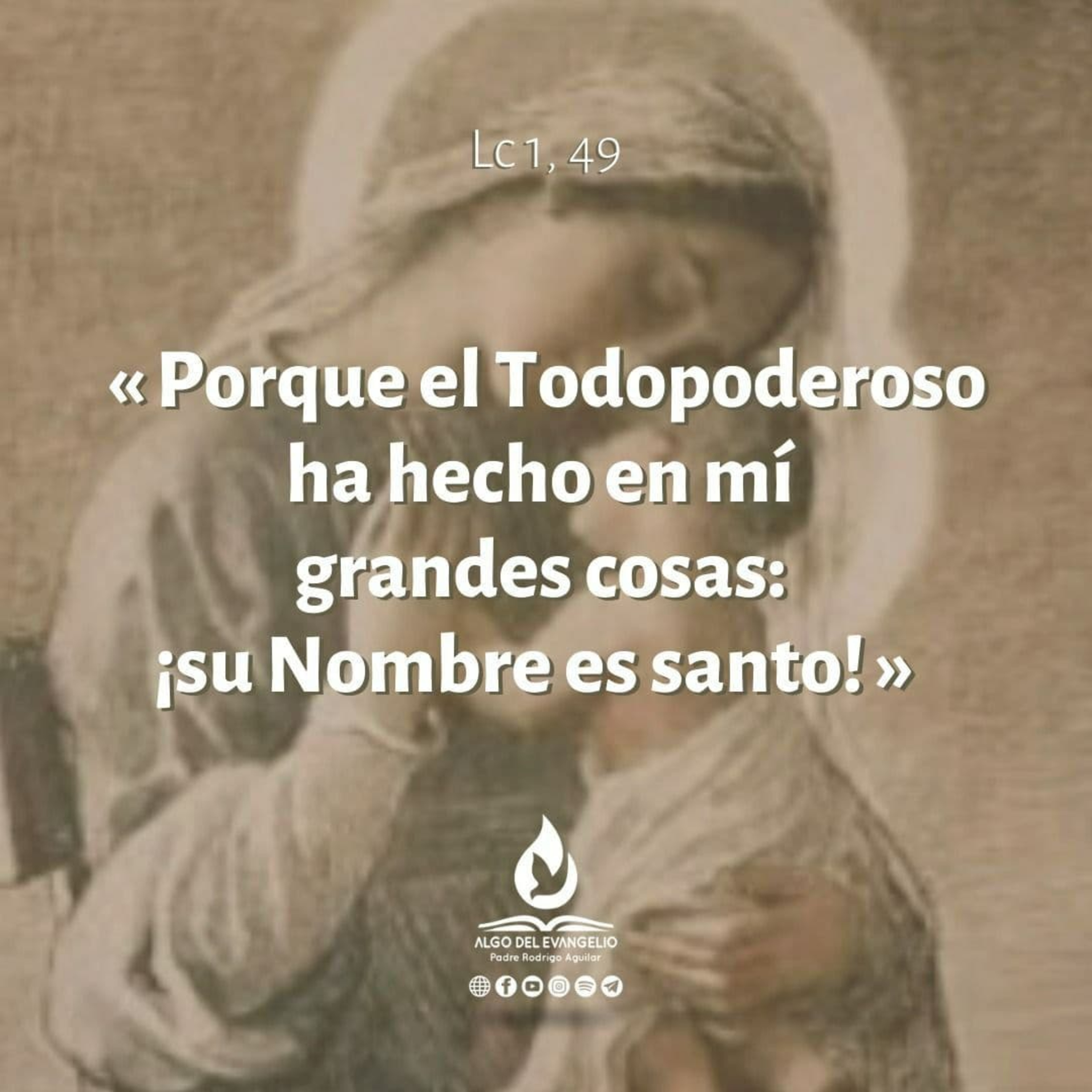 Portada de Algo del Evangelio