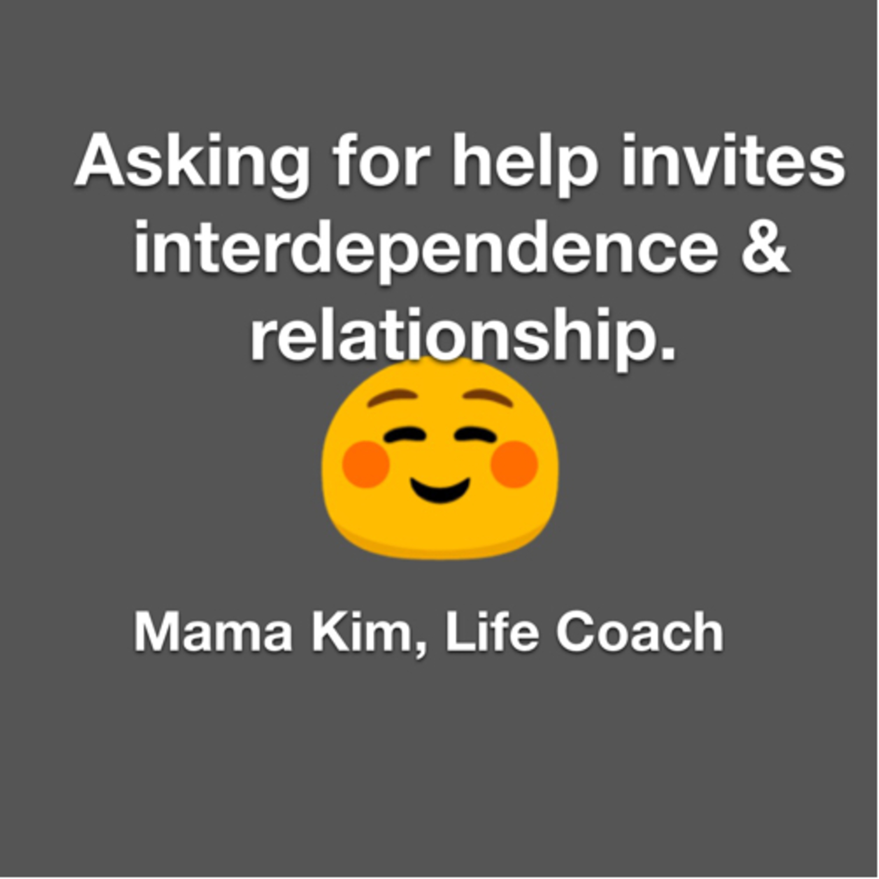 Mama Kim - on asking for help  episode artwork