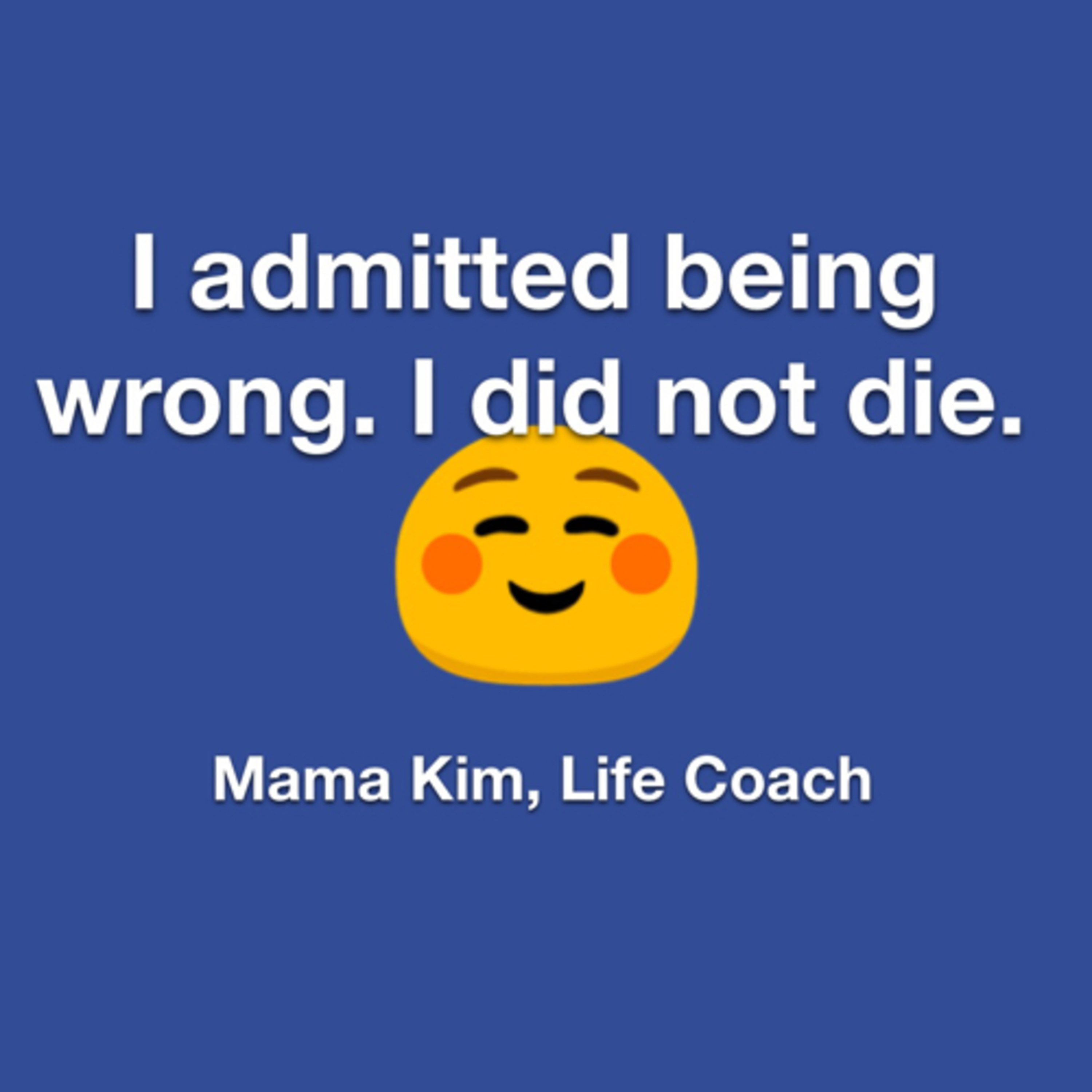 Mama Kim - on being wrong episode artwork