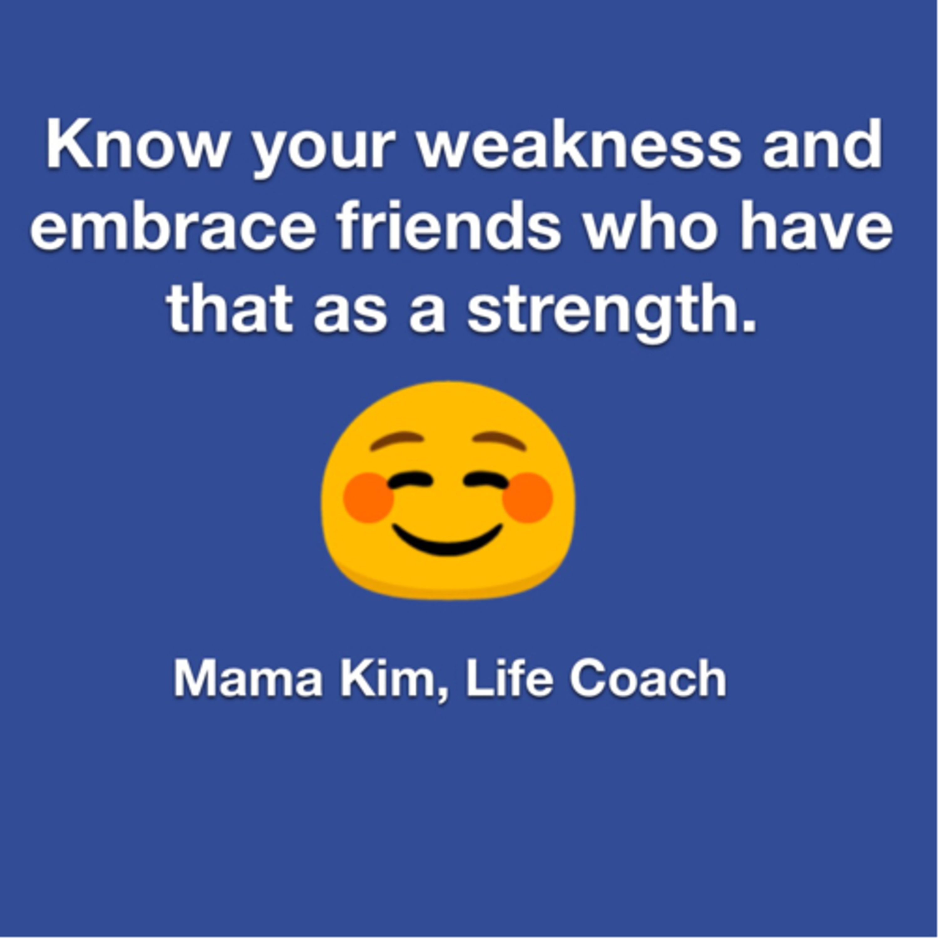 Mama Kim - on weaknesses episode artwork