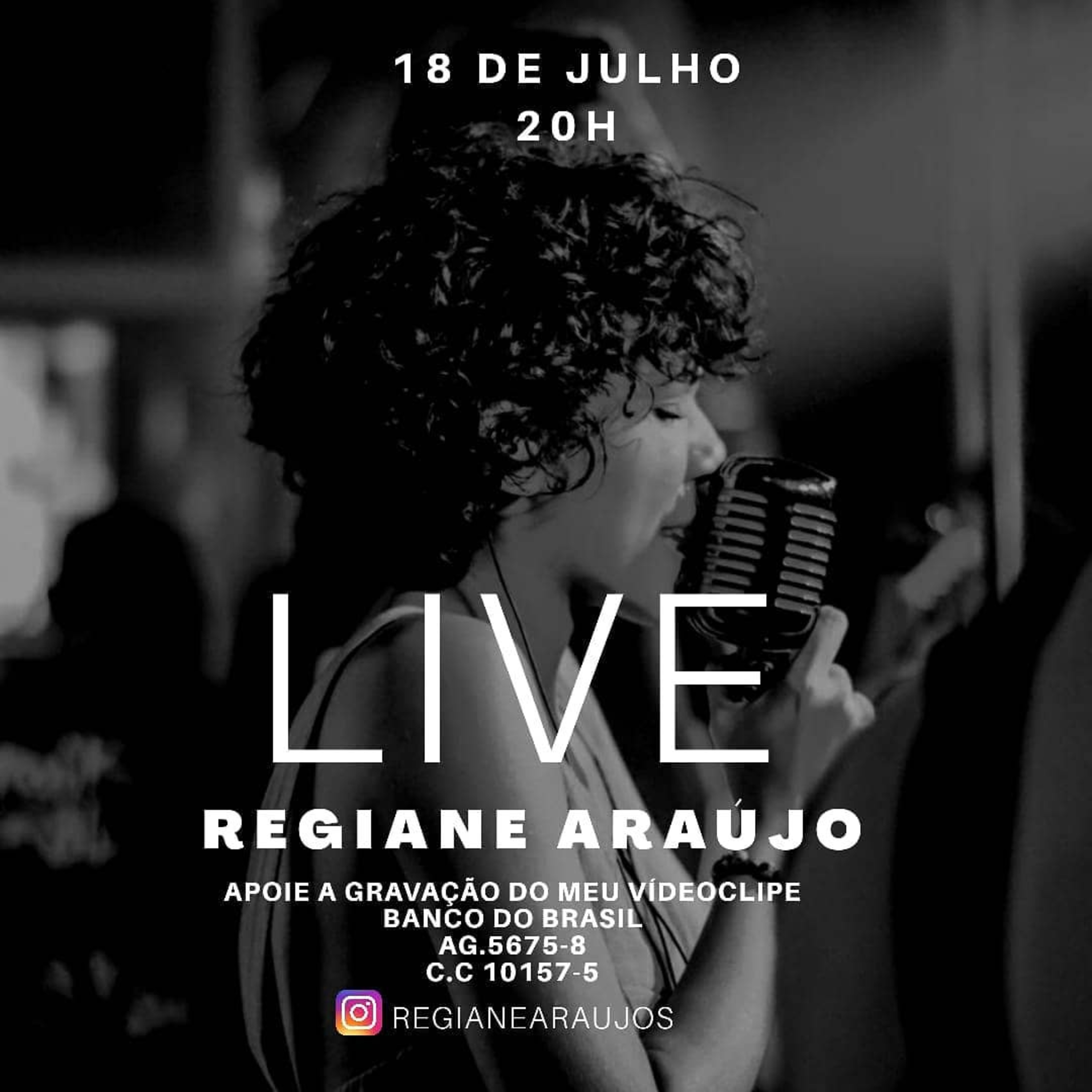 A cantora Regiane Araújo fala da live de arrecadação de recursos para produção do seu primeiro videoclipe e também sobre o lançamento do single "TIREM AS CERCAS" episode artwork