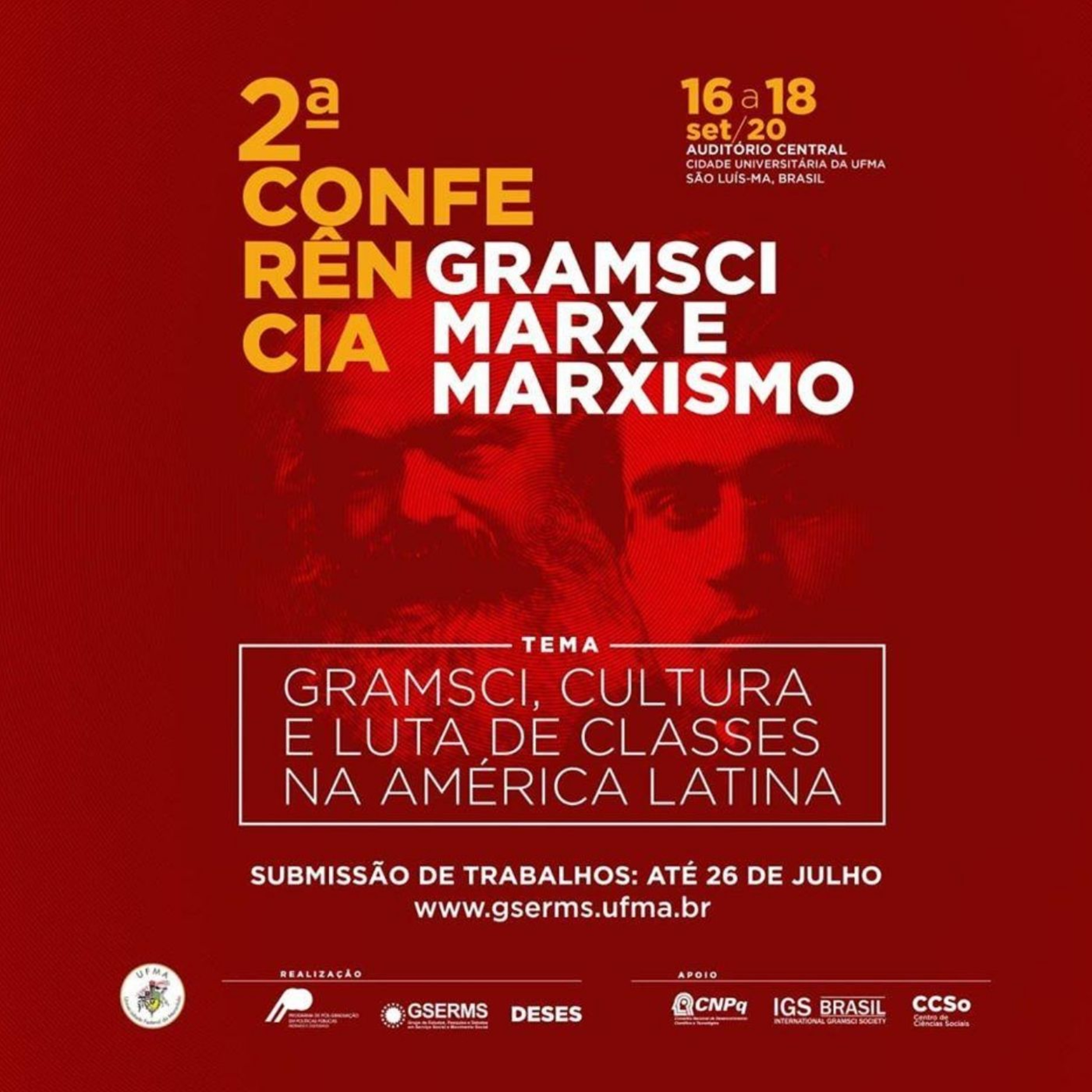 II Conferência Gramsci, Marx e Marxismo acontecerá de forma remota. episode artwork