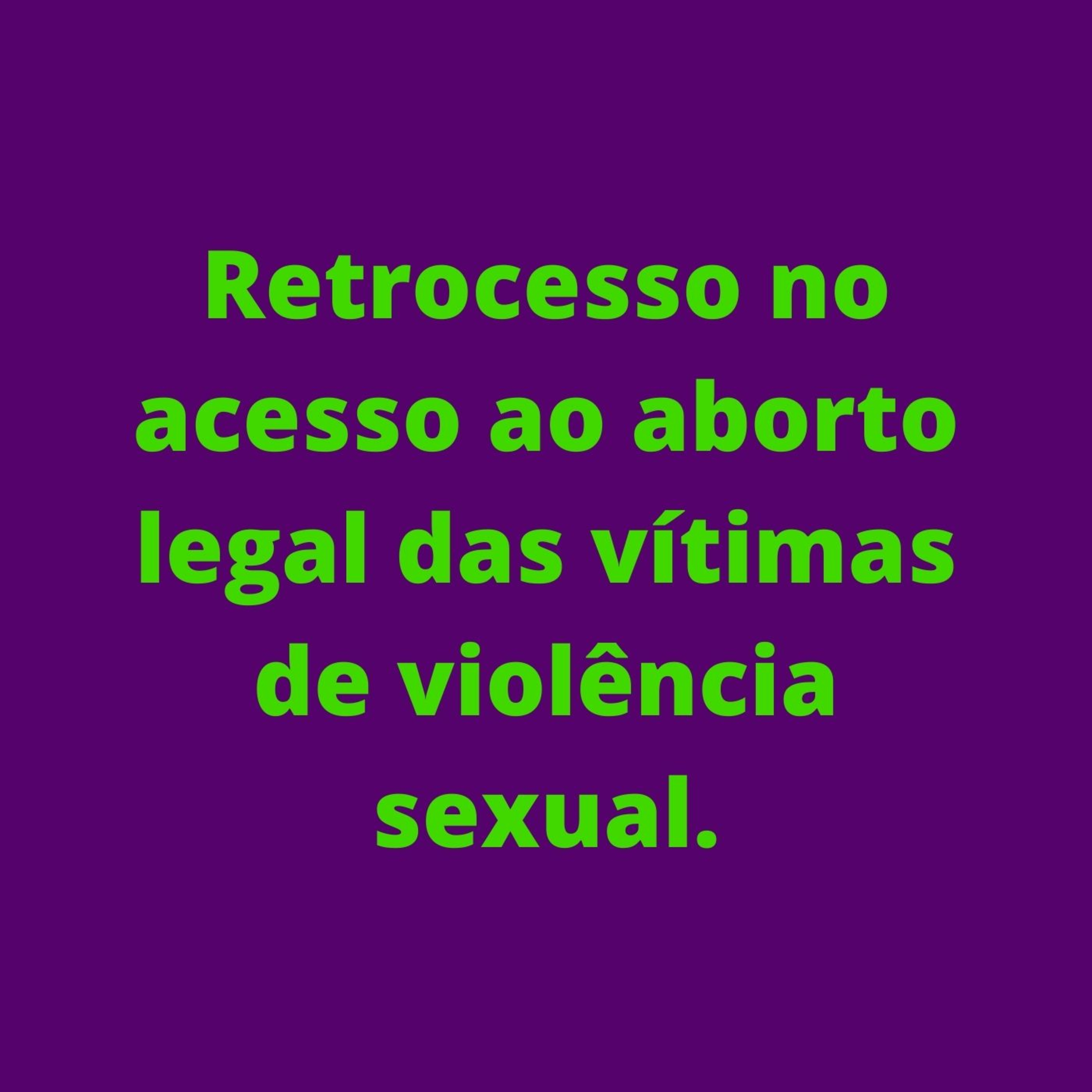 A nova Portaria n° 2282 do Ministério da Saúde que dificulta o acesso a interrupção legal da gravidez nas vítimas de violência sexual. episode artwork