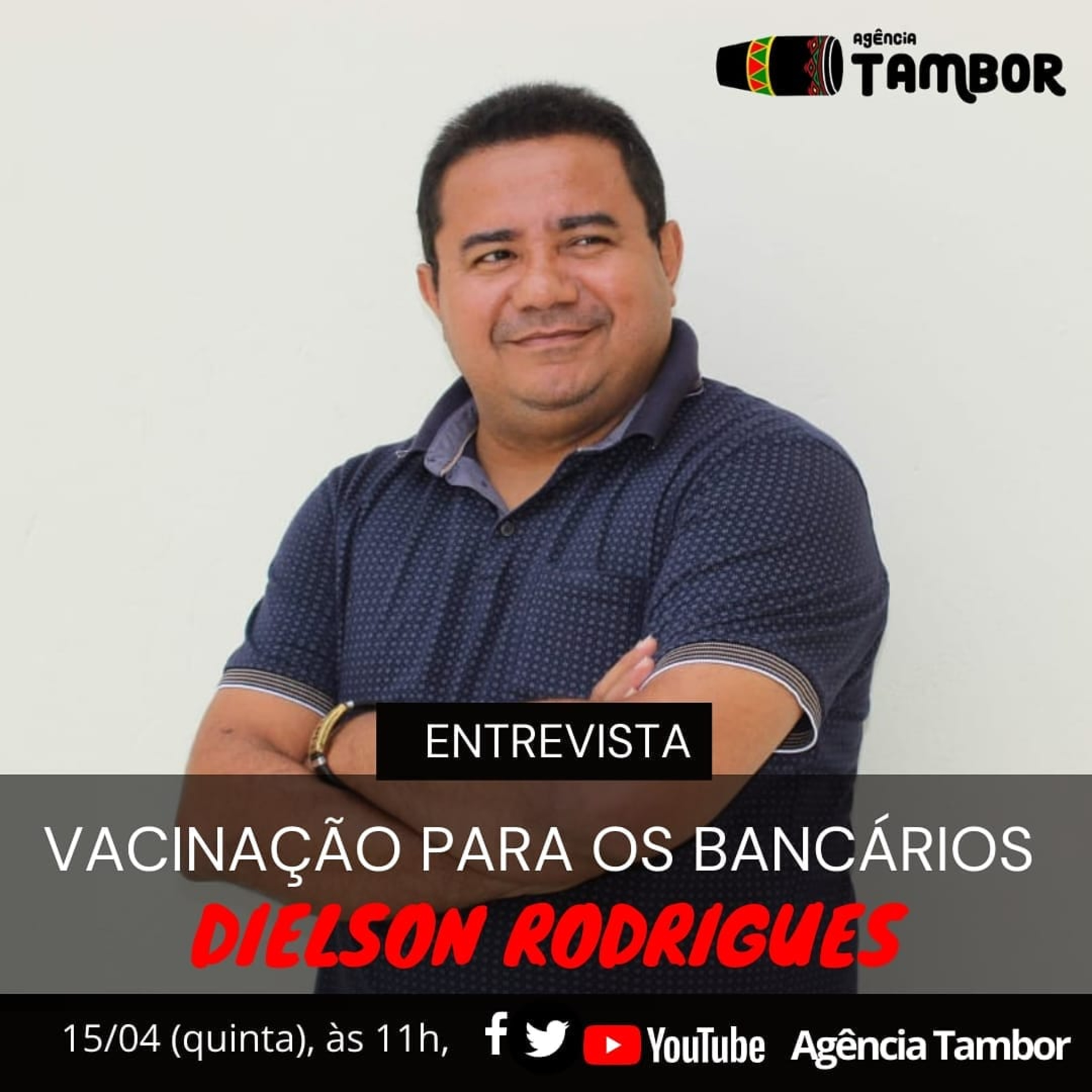 Dielson Rodrigues, falou sobre a luta do Sindicato dos Bancários do Maranhão para inclusão dos bancários como prioridade na vacinação contra a covid-19 no Plano Nacional de Imunização (PNI). episode artwork