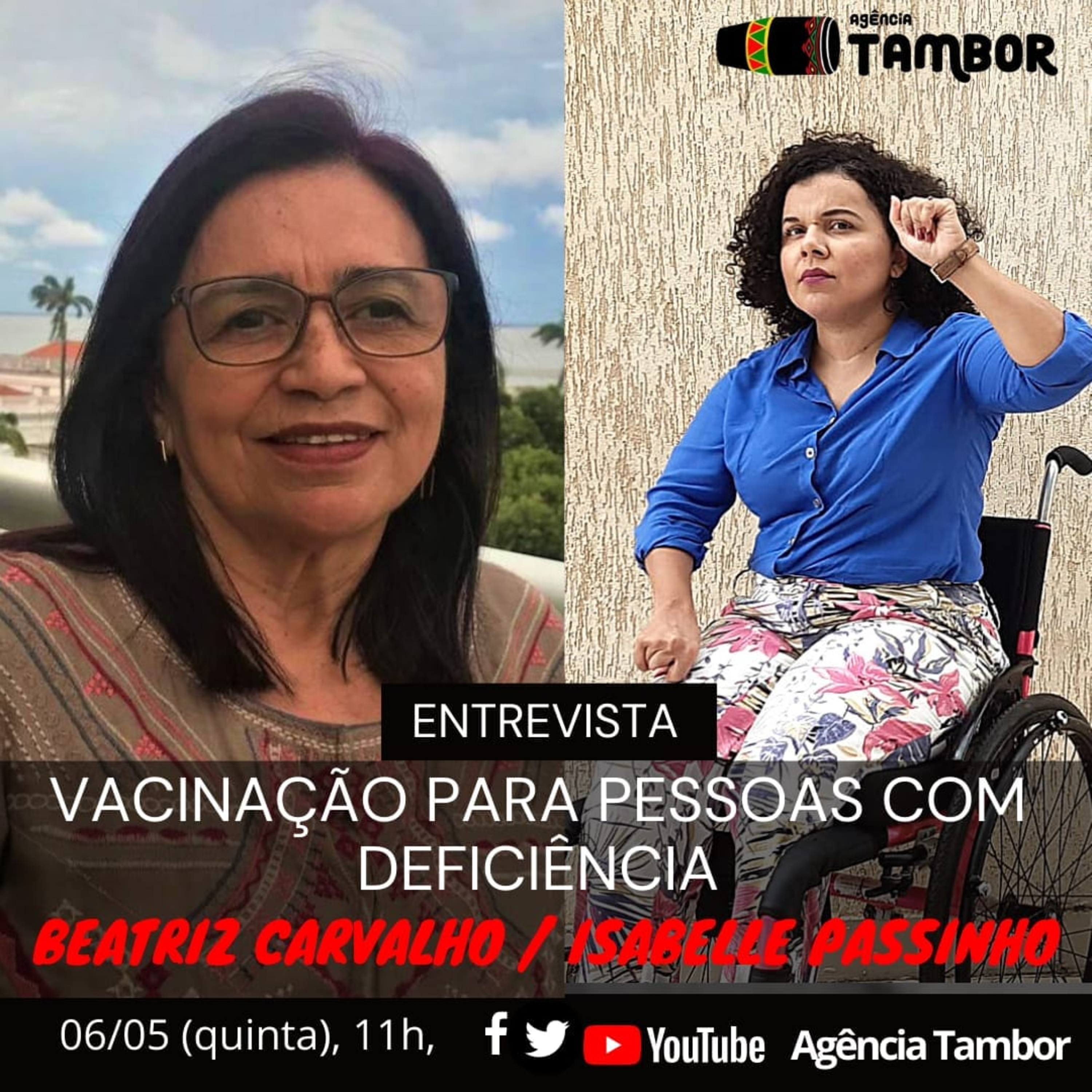 Beatriz Carvalho e Isabelle Passinho falam sobre a prioridade de vacinação para pessoas com deficiência no Maranhão e demais políticas públicas relacionadas ao segmento. episode artwork